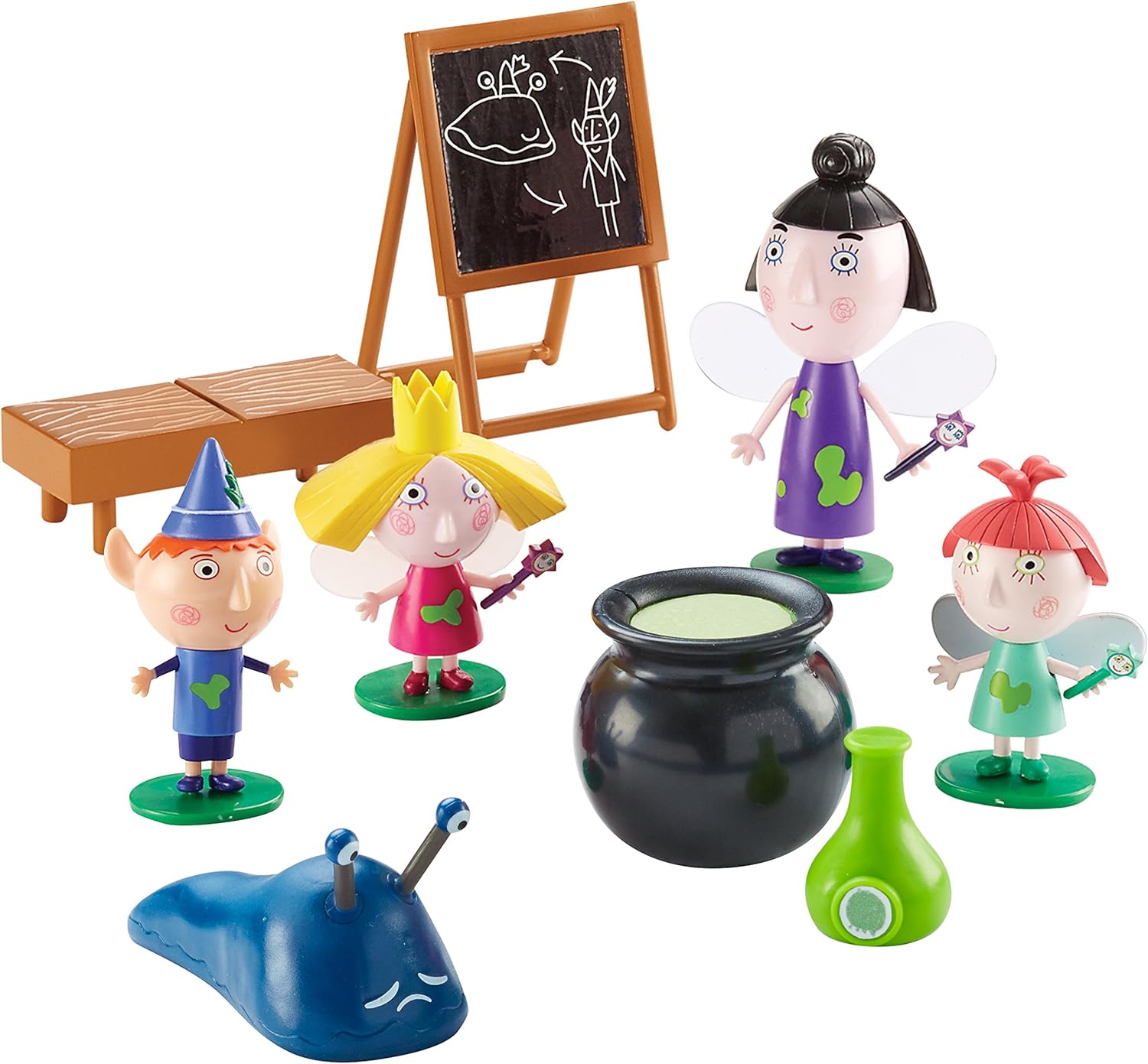 Ben & Holly Potion Classroom Playset - Magic Figures & Accessories for Imaginative Play