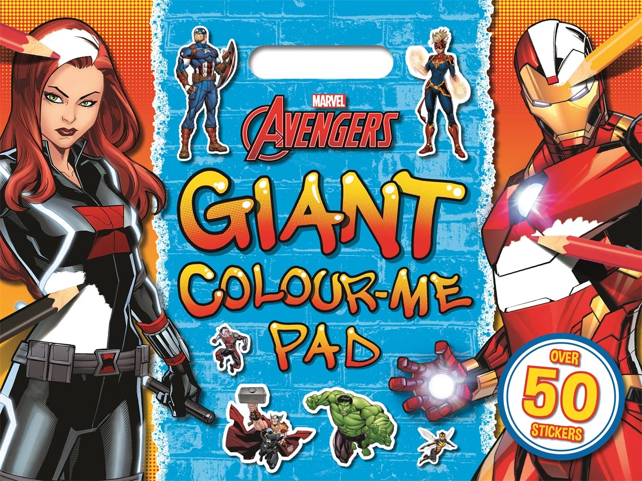 Autumn Marvel Avengers: Giant Colour Me Pad | Paperback | Ages 3-6 | 64 Pages 1