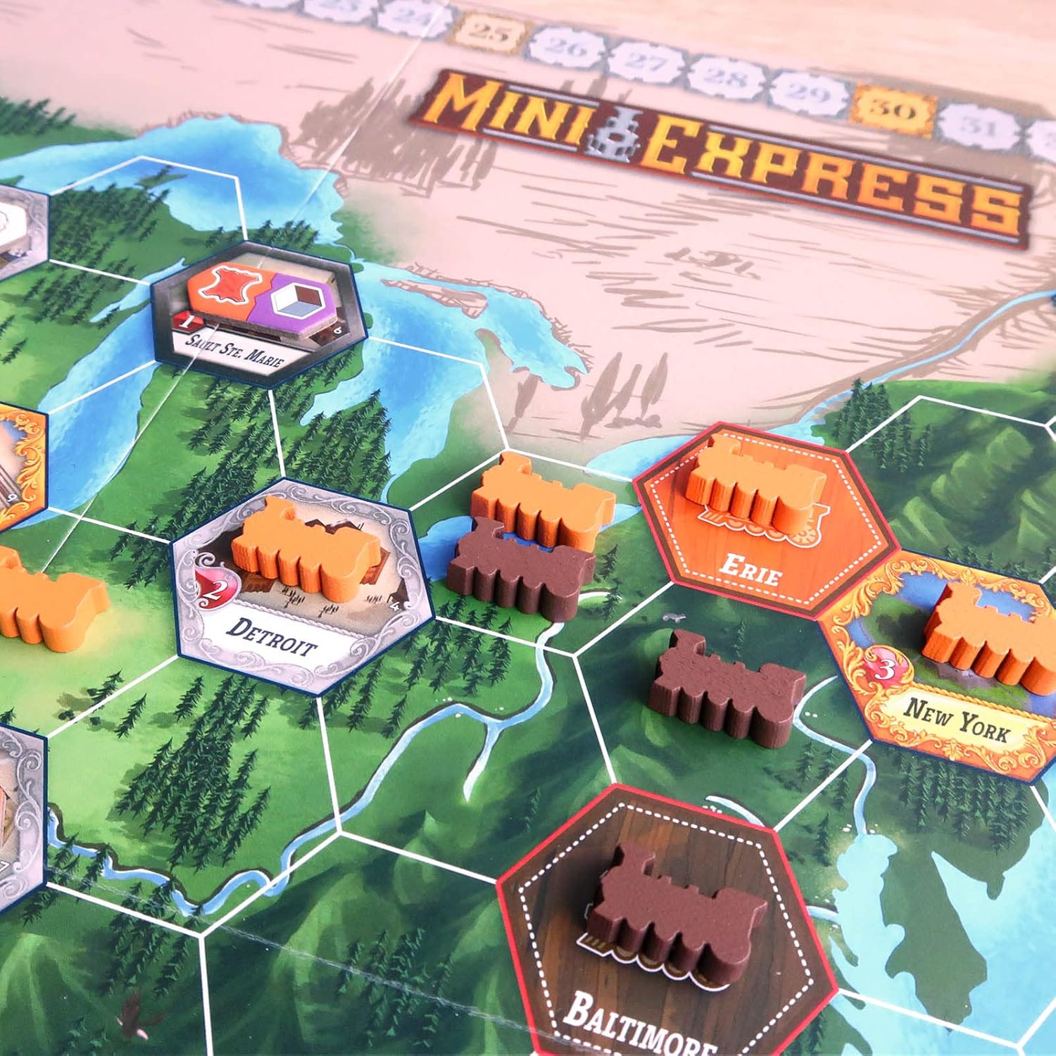 Moaideas Game Design Mini Express Board Game 7