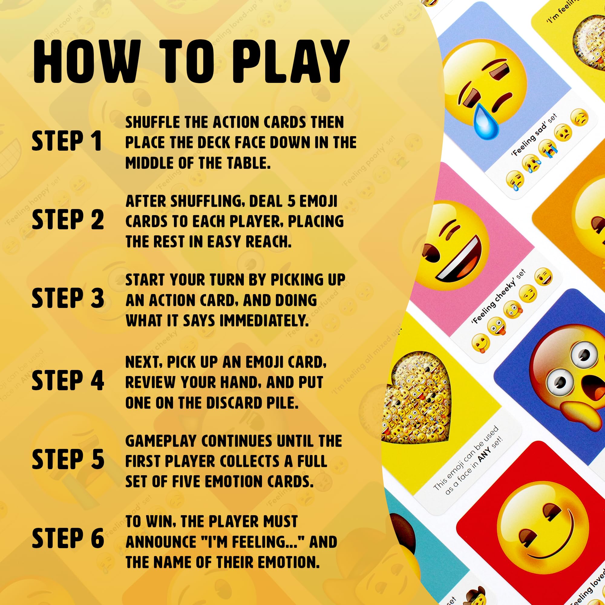 Ginger Fox Emoji Card Game - Family Party Card Game for Kids and Adults 8