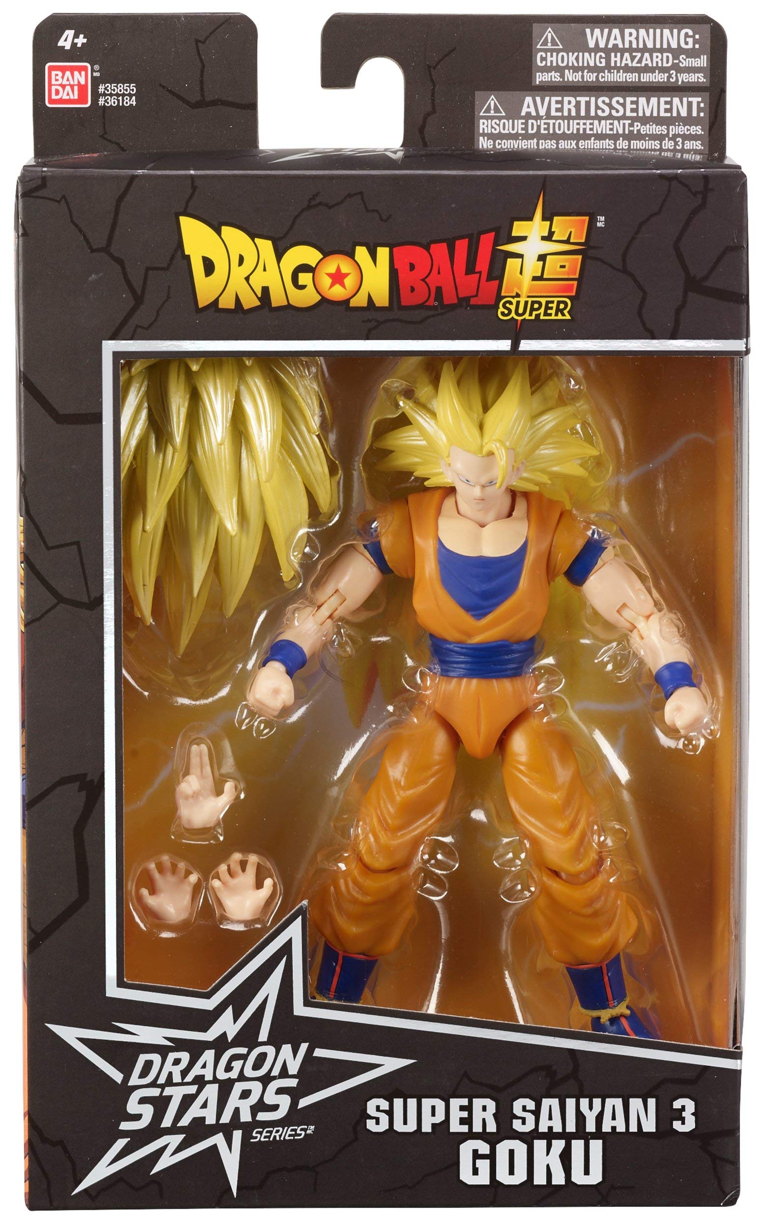 Bandai Dragon Stars Super Saiyan 3 Goku Action Figure - 17cm Articulated Anime Toy 8