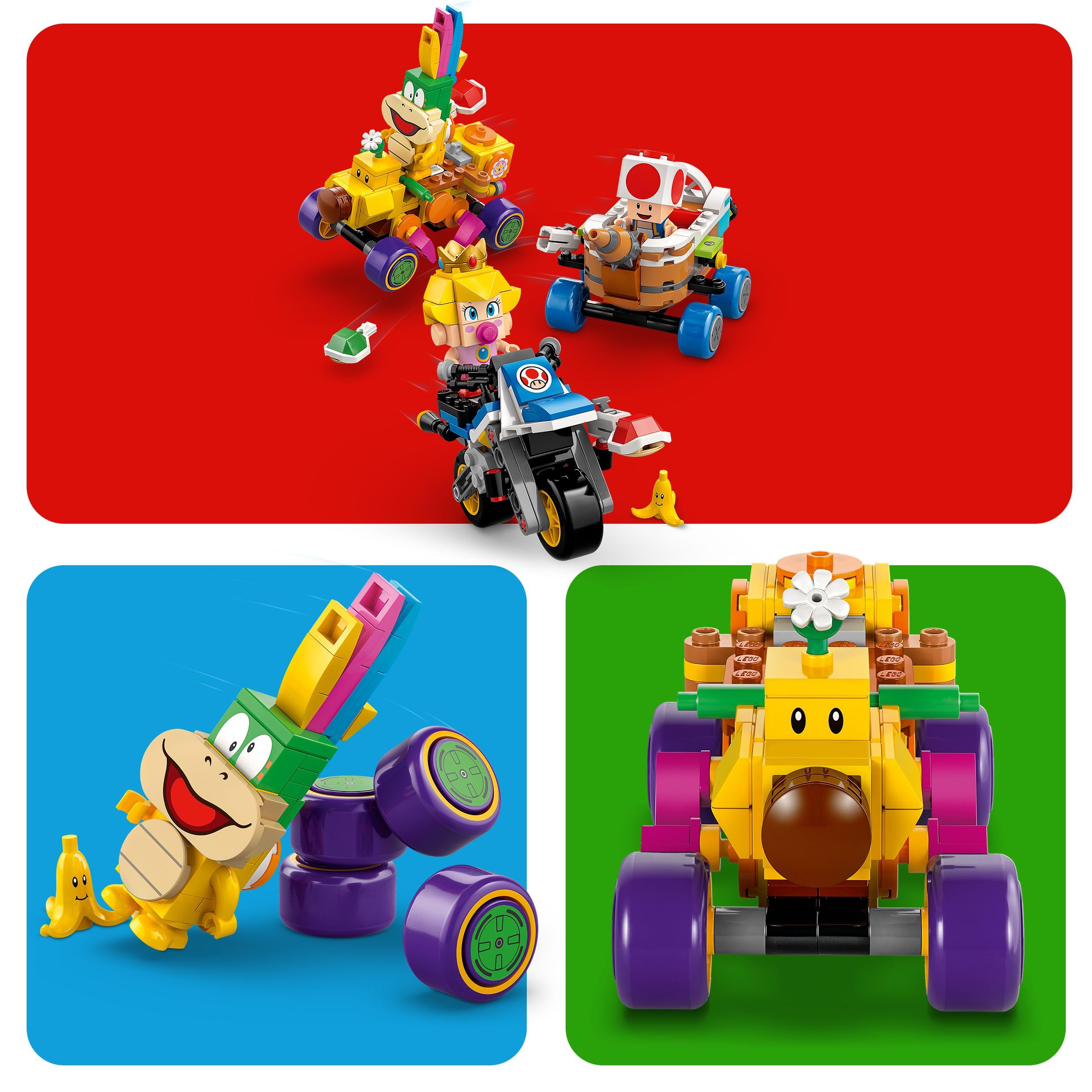 LEGO Super Mario: Mario Kart – Baby Peach & Grand Prix Building Toy Set - 823 Pieces 4