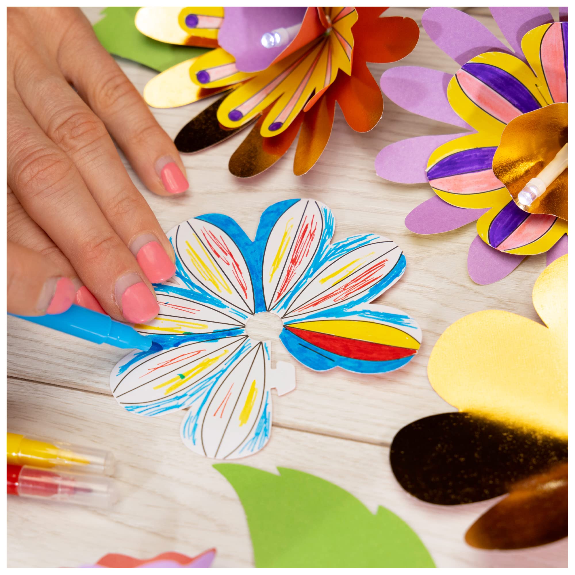 Galt Creative Cases Flower Lights Kids Craft Kit - Multi, 1004924 7