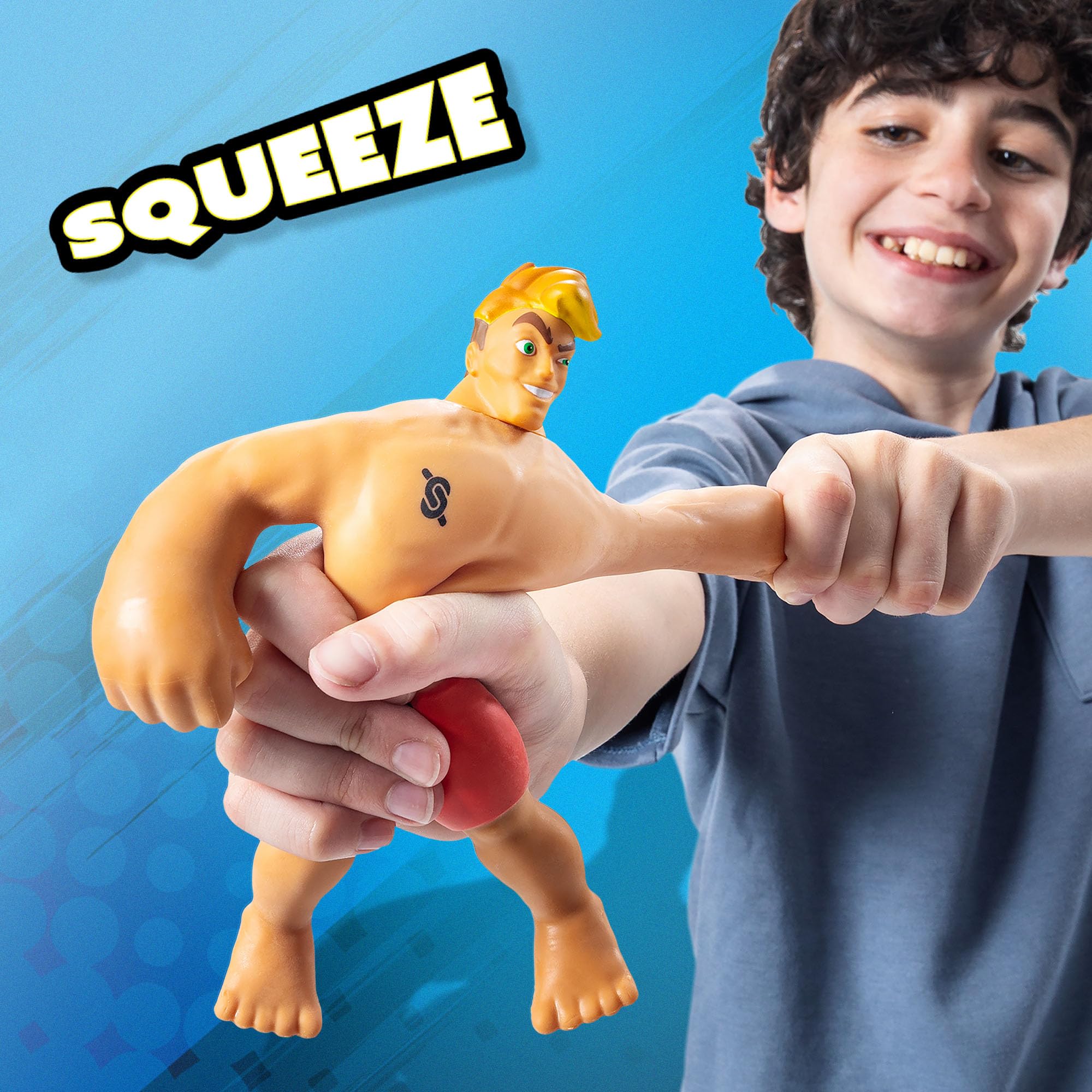 Stretch Armstrong Core Figure - 7-Inch Stretchable Action Toy for Kids 5+ 7