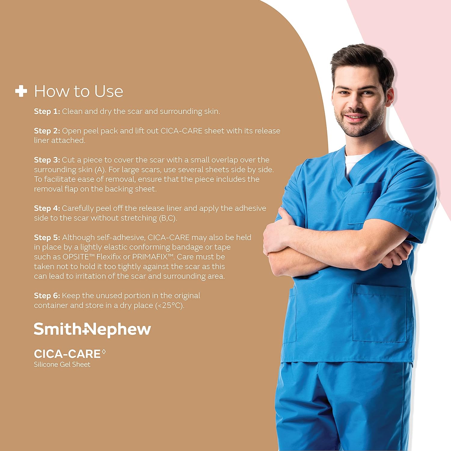 CICA-Care Silicone Gel Sheet 12 x 15 cm | Scar Improvement & Management for Hypertrophic & Keloid Scars 7