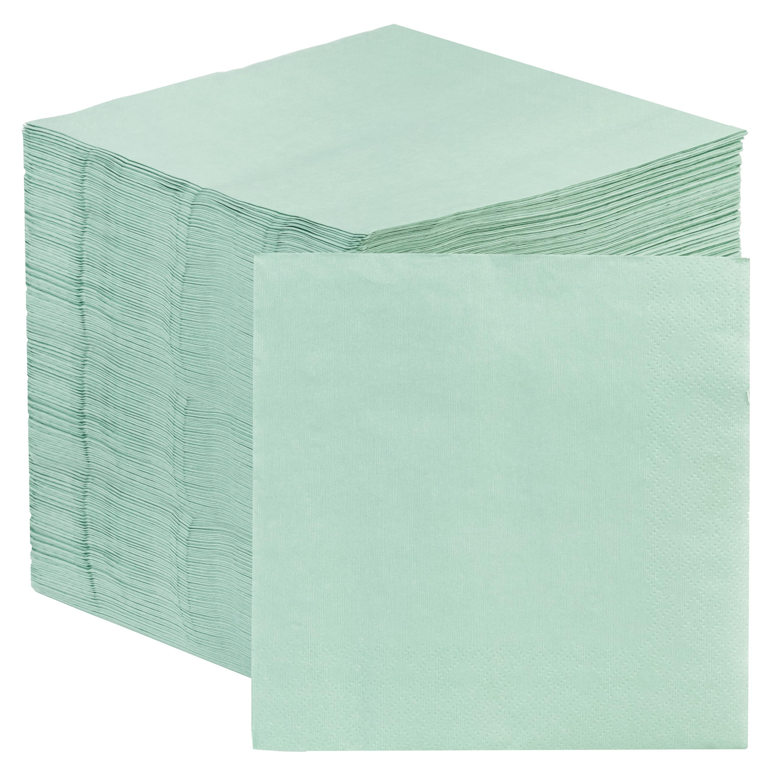Talking Tables Soft Sage Green Paper Napkins - 100 Count, 2-Ply, 33cm