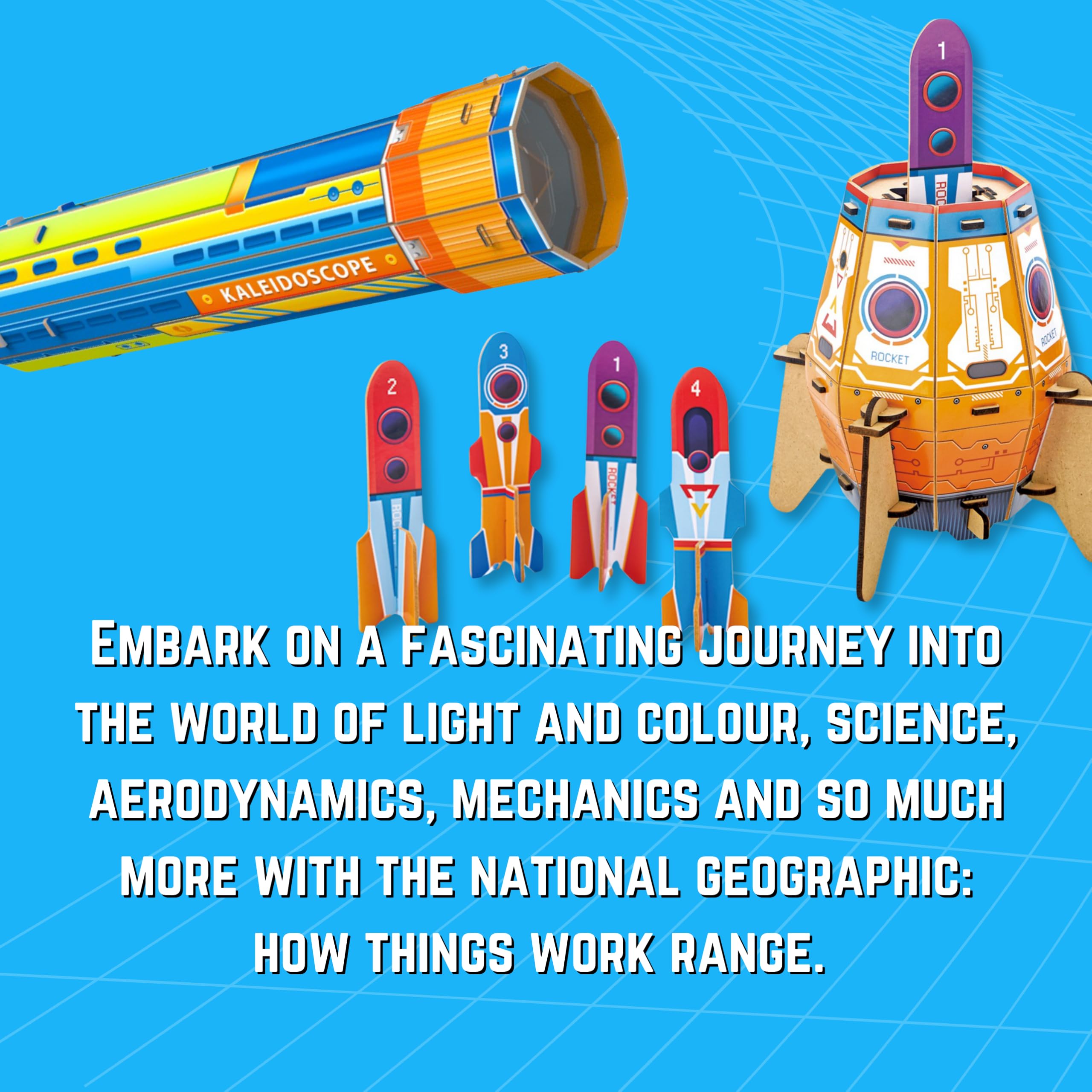 University Games National Geographic How Things Work: Periscope Building & Learning Kit - Ages 5+ 3