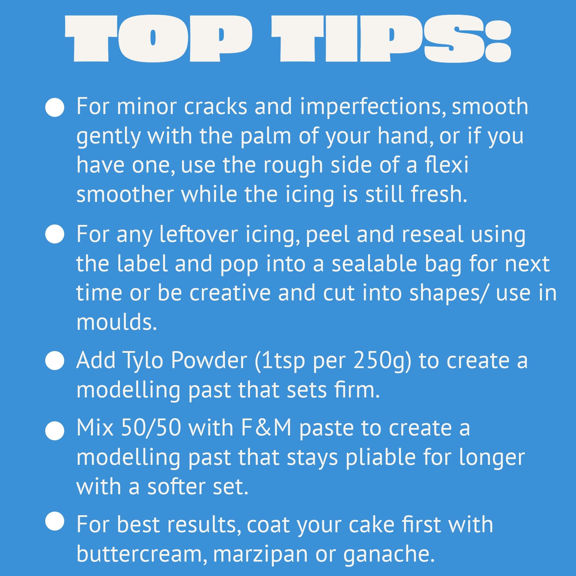 Renshaw - Blue Extra Stretch Smooth & Thin Ready to Roll Fondant Icing, 1 kg 7