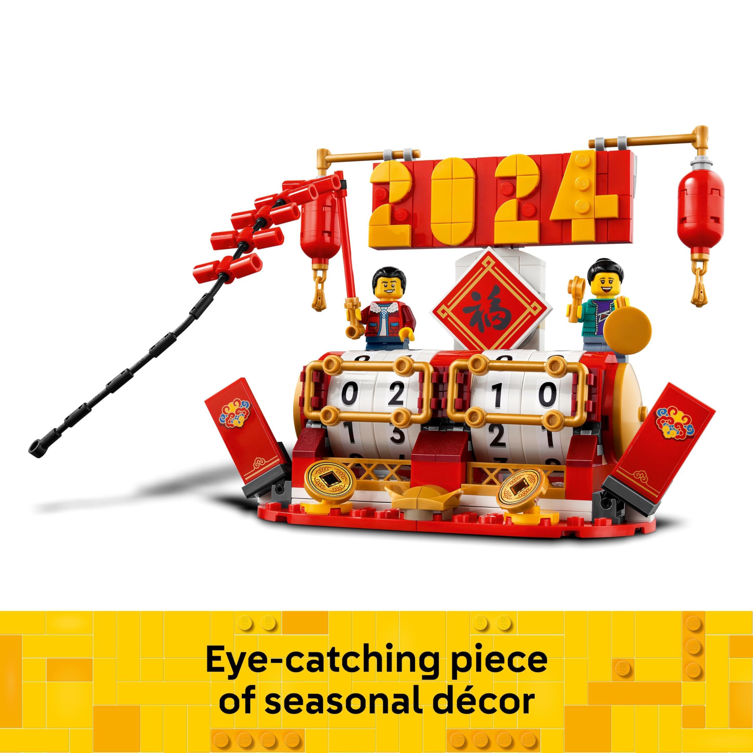 LEGO 2in1 Festival Calendar Building Set - Lunar New Year & Dragon Boat Festival Toy for Ages 10+ 7