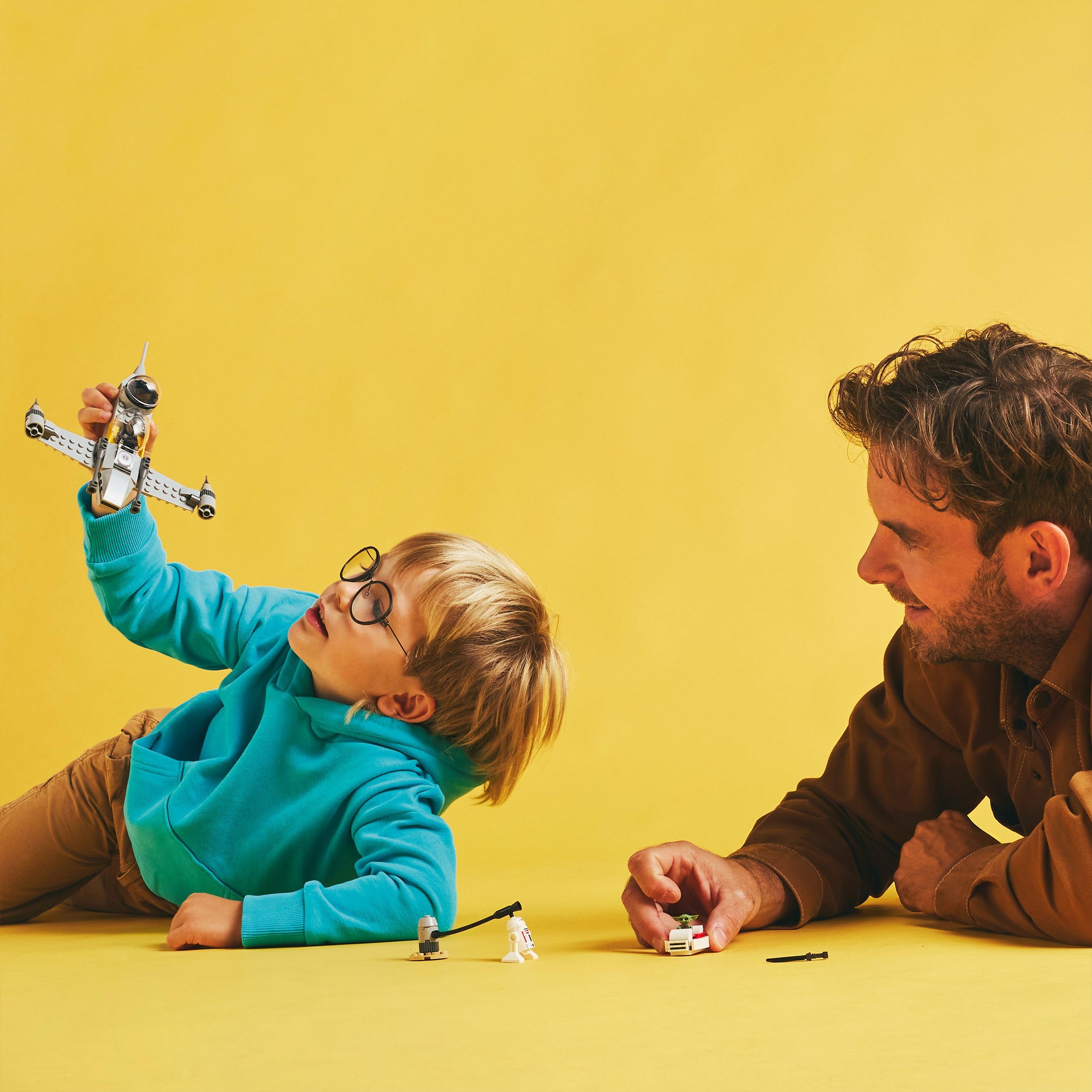 LEGO Star Wars 75410 Mando and Grogu’s N-1 Starfighter Building Toy - 92-Piece Set for Ages 4+ 7