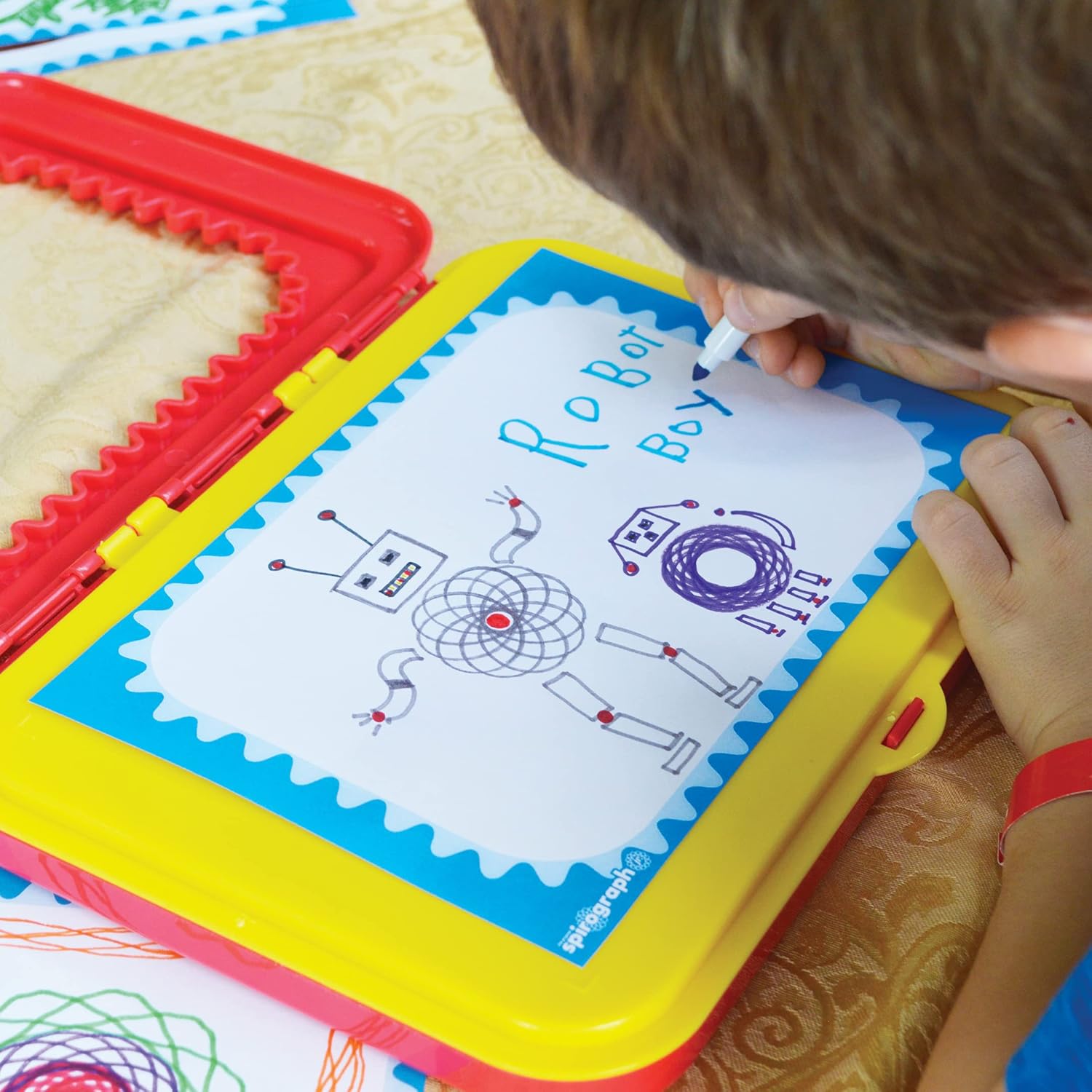 Spirograph Junior Design Set - Jumbo Gears & Washable Markers for Kids 3+ 4