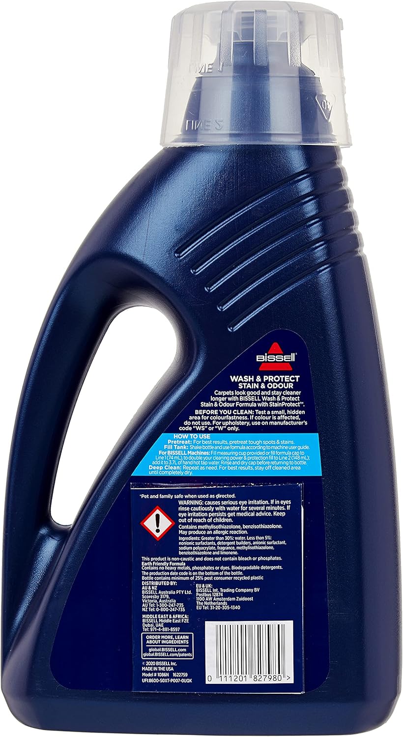BISSELL - Wash & Protect Carpet Cleaning Formula (1.5L) 4