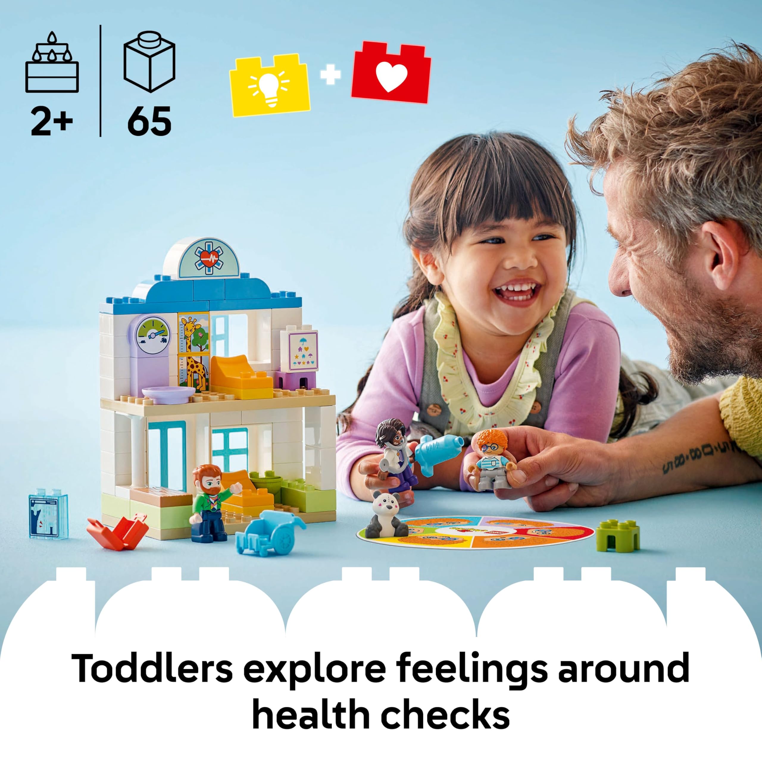 LEGO DUPLO First Time: Visit to the Doctor - Role Play Building Set for Toddlers 2+ 7