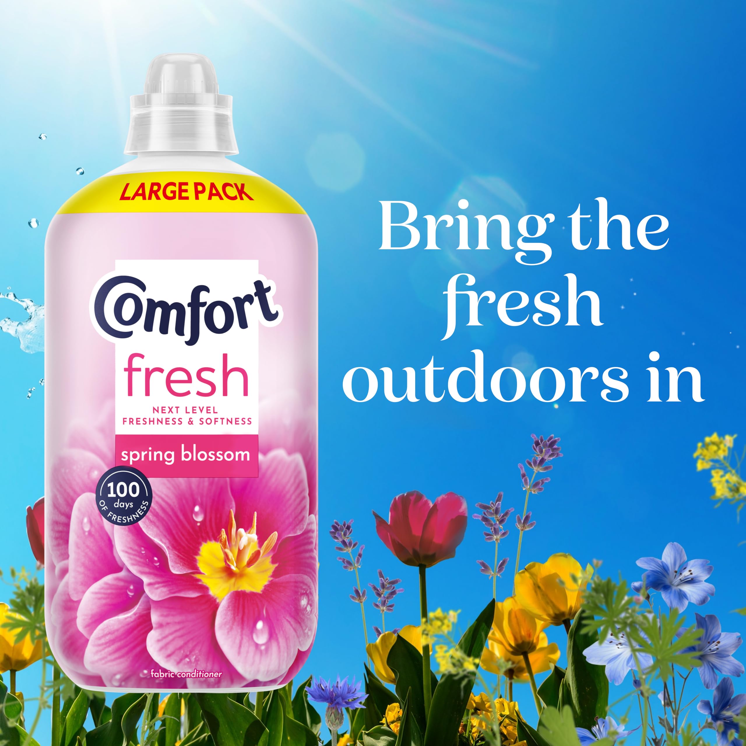 Comfort - Fresh Spring Blossom Fabric Conditioner with Motion-Activa Technology 6