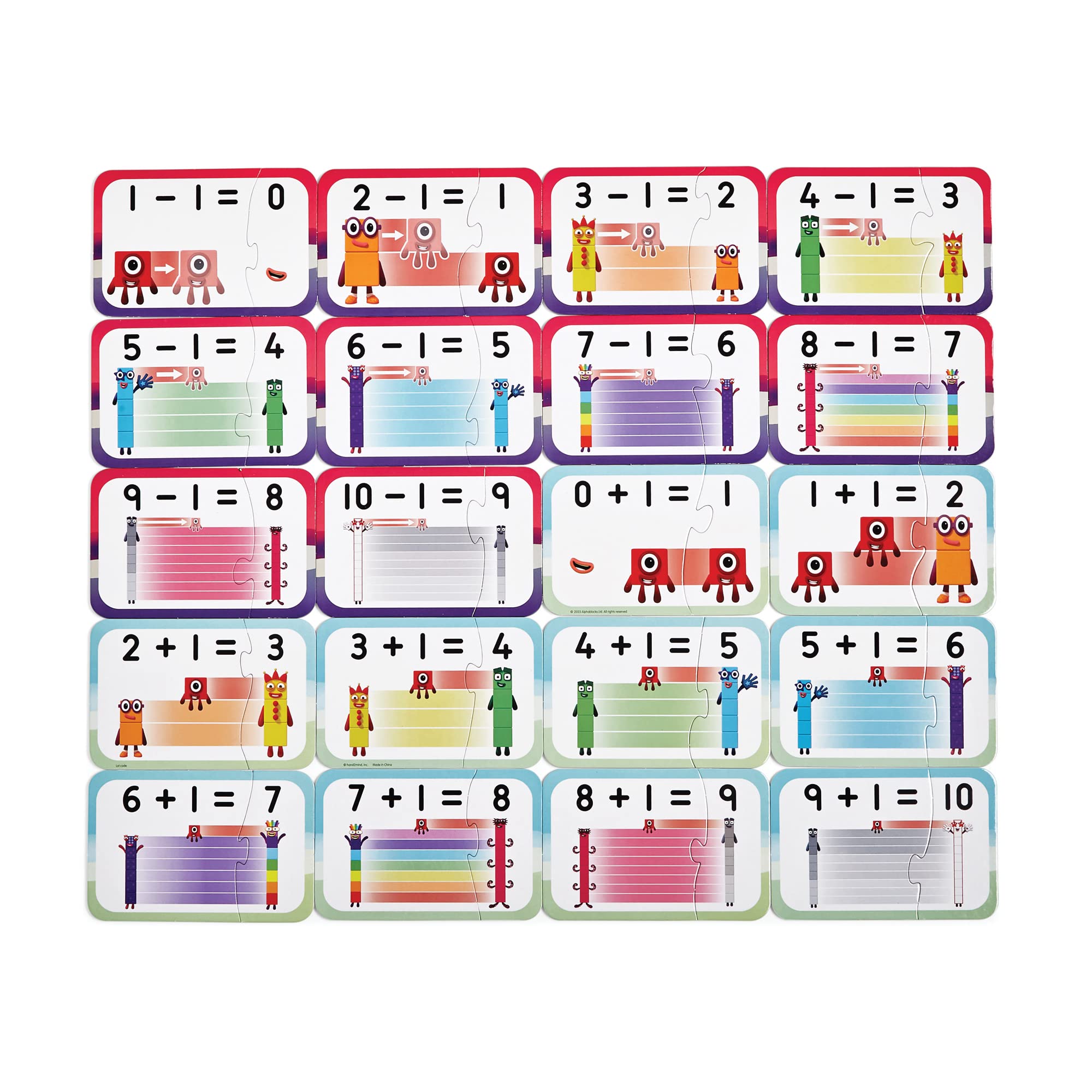 Learning Resources Numberblocks Adding and Subtracting Puzzle Set - Educational Maths Jigsaw for Ages 3+