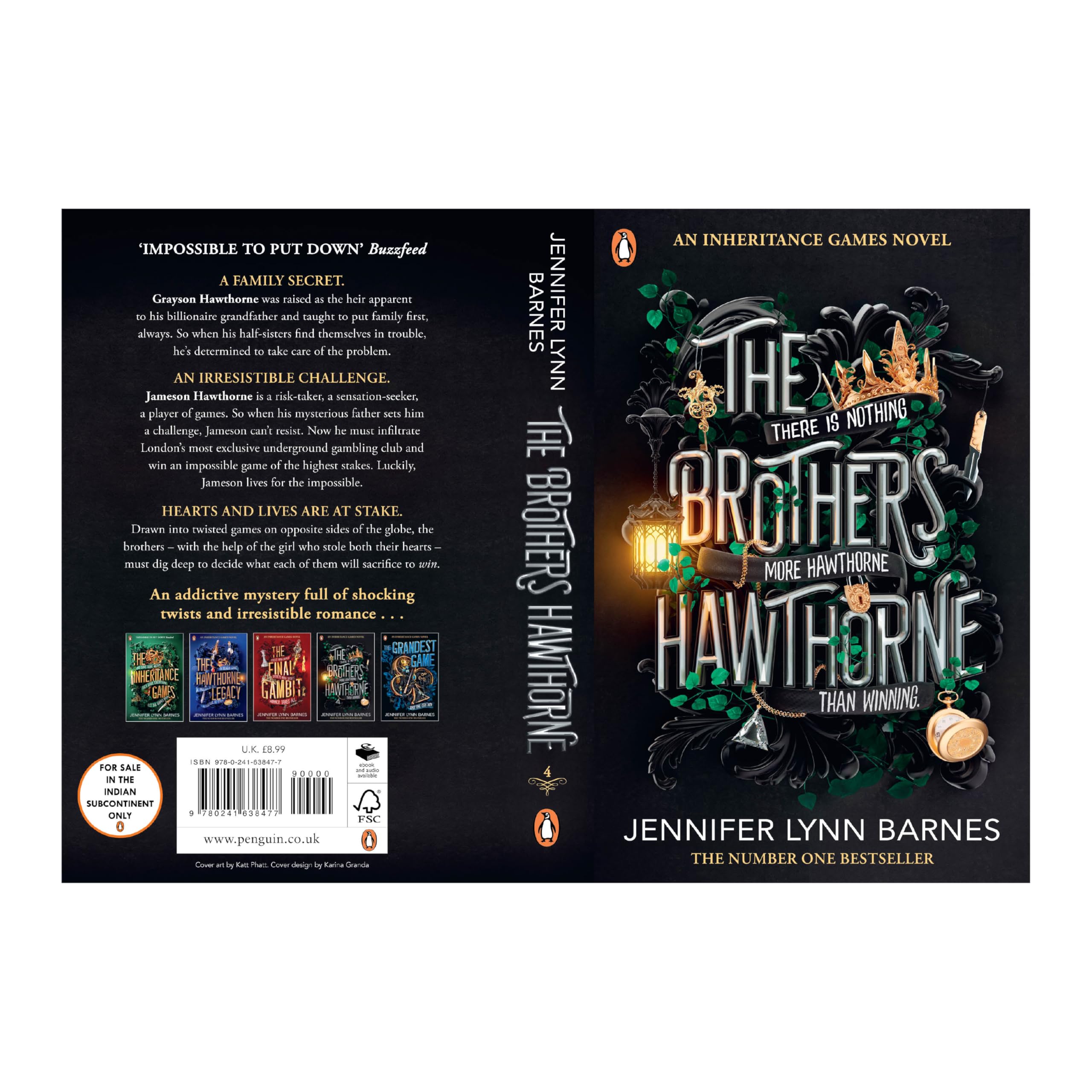 Jennifer Lynn Barnes - The Brothers Hawthorne (The Inheritance Games, 4) [Paperback] 4