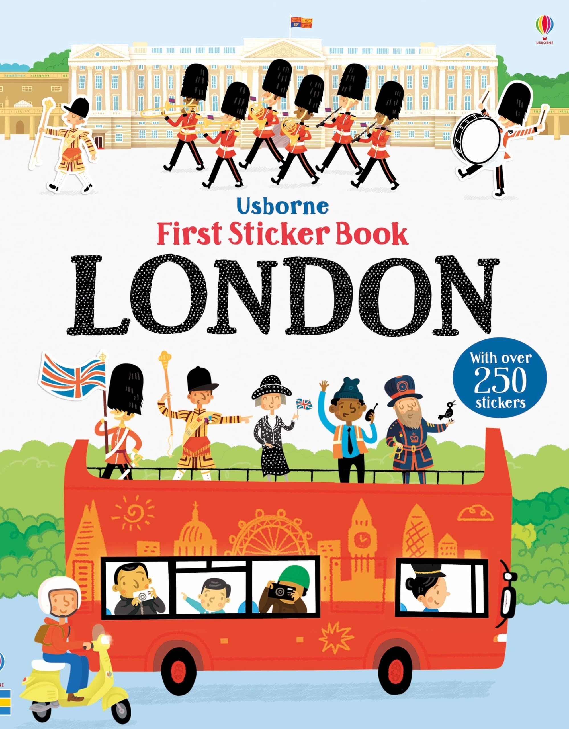 Usborne First Sticker Book London - Activity Book for Ages 2-6 | 24 Pages | English