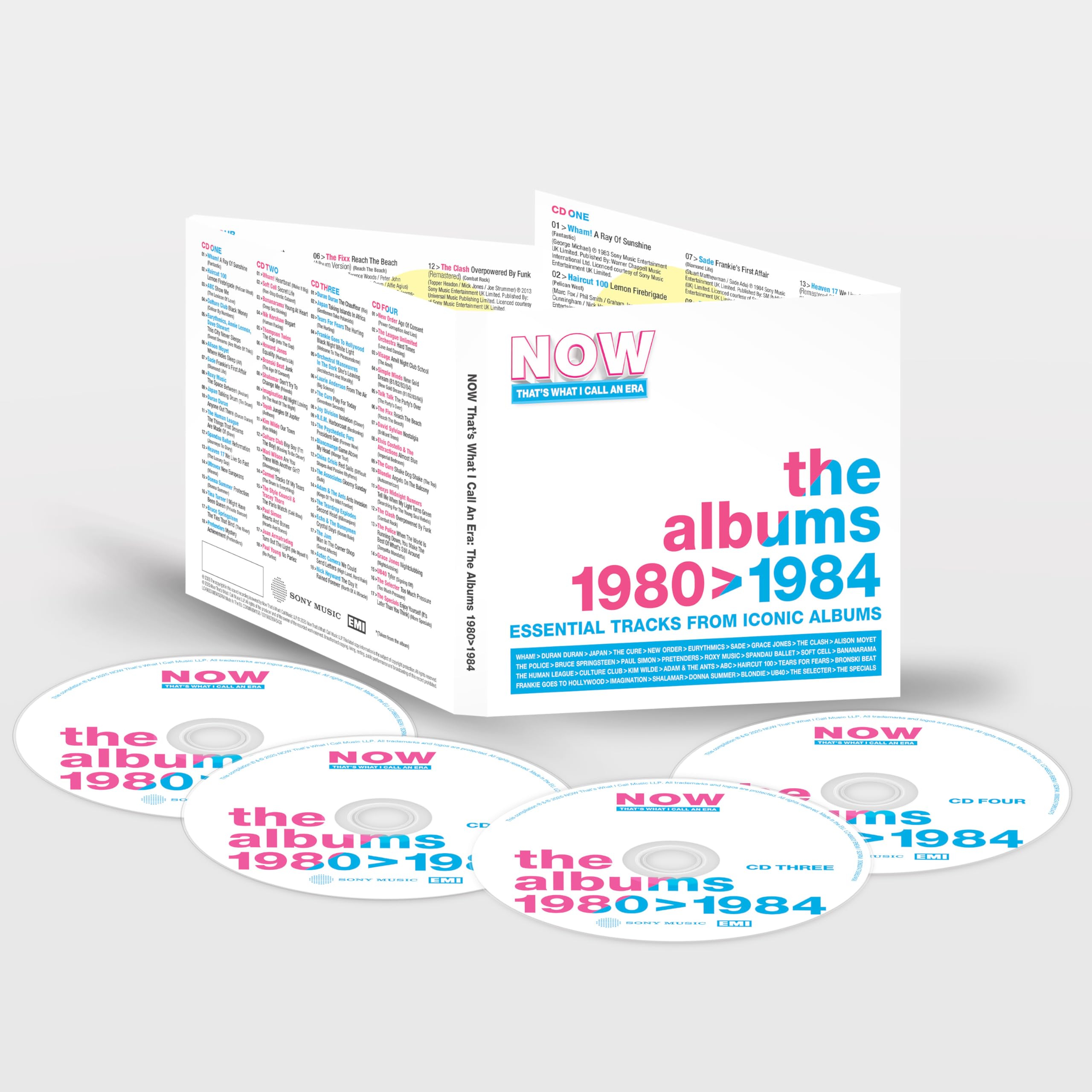 NOW That's What I Call An Era: The Albums 1980-1984 - 4CD Compilation