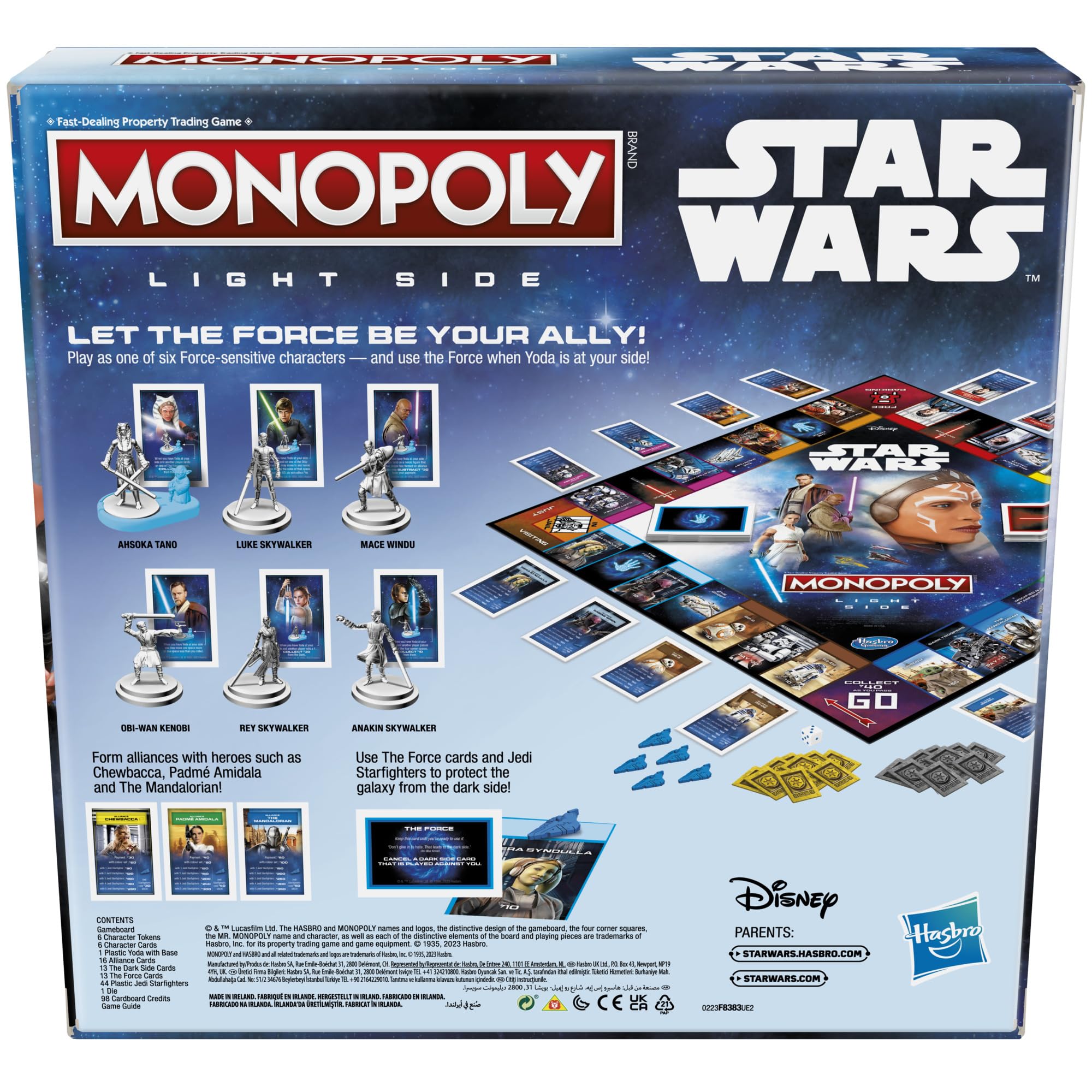 Hasbro Gaming Monopoly: Star Wars Light Side Edition Board Game 5