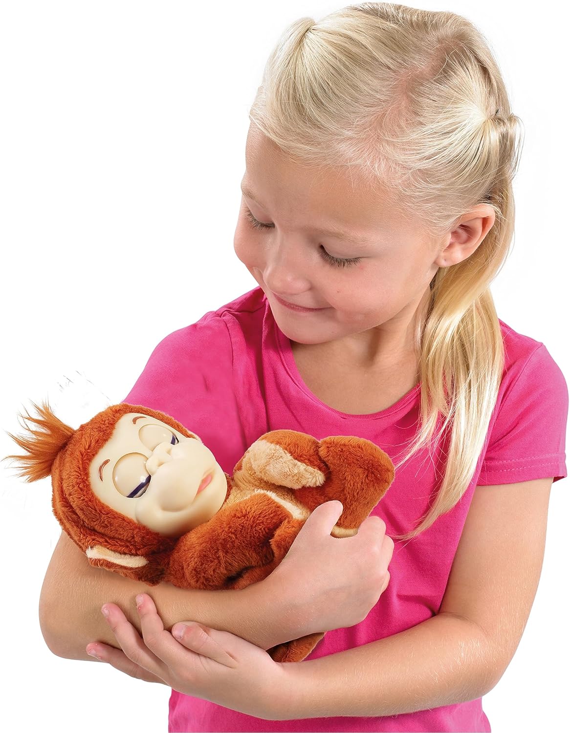Animagic Chiki the Baby Gorilla - Super Soft Interactive Plush with 14+ Sounds & Movements 6