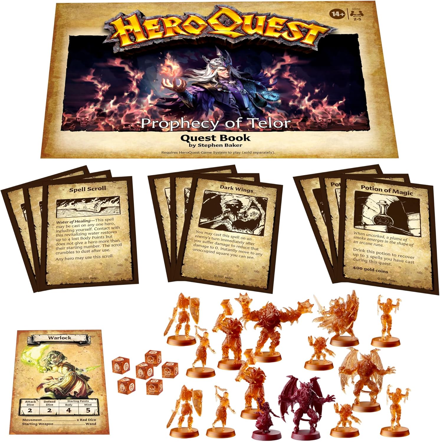Avalon Hill HeroQuest Prophecy of Telor Quest Pack Expansion 12
