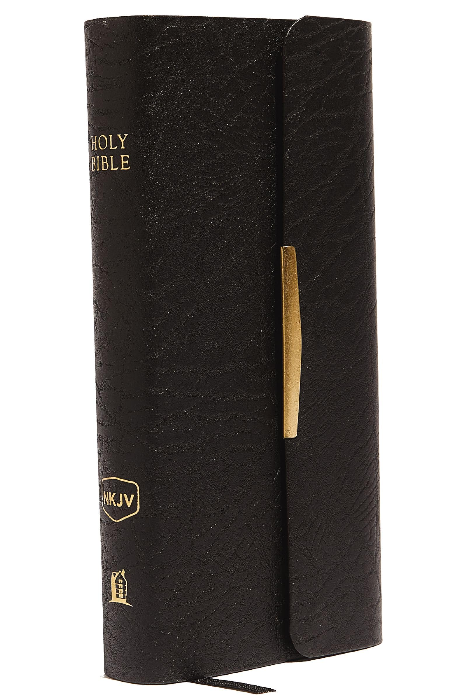 HarperCollins Old Testament - New King James Version Checkbook Bible | Snap Flap | Leather Bound 1