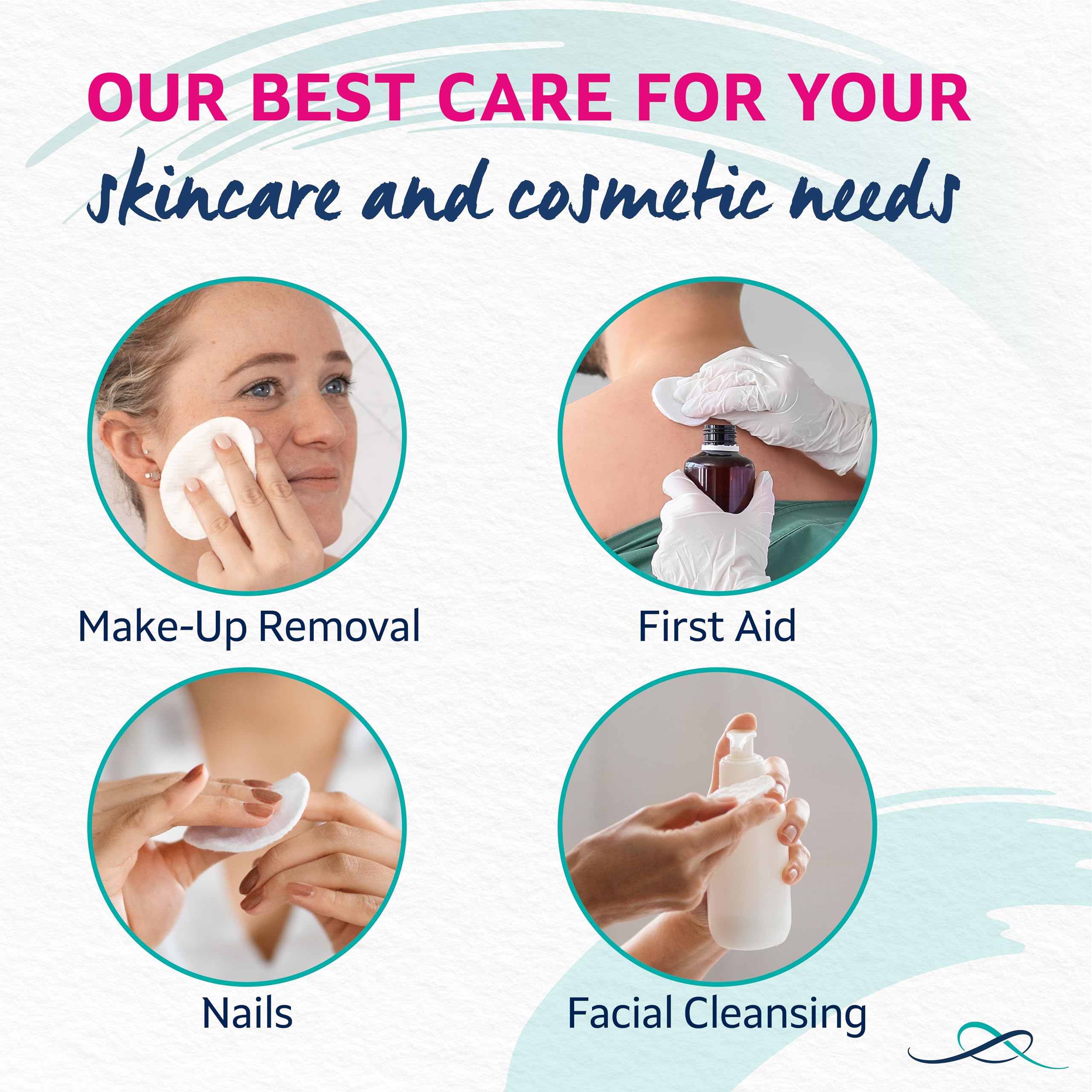 Lil-Lets - Cotton Wool Oval Pads (50 Count) 5