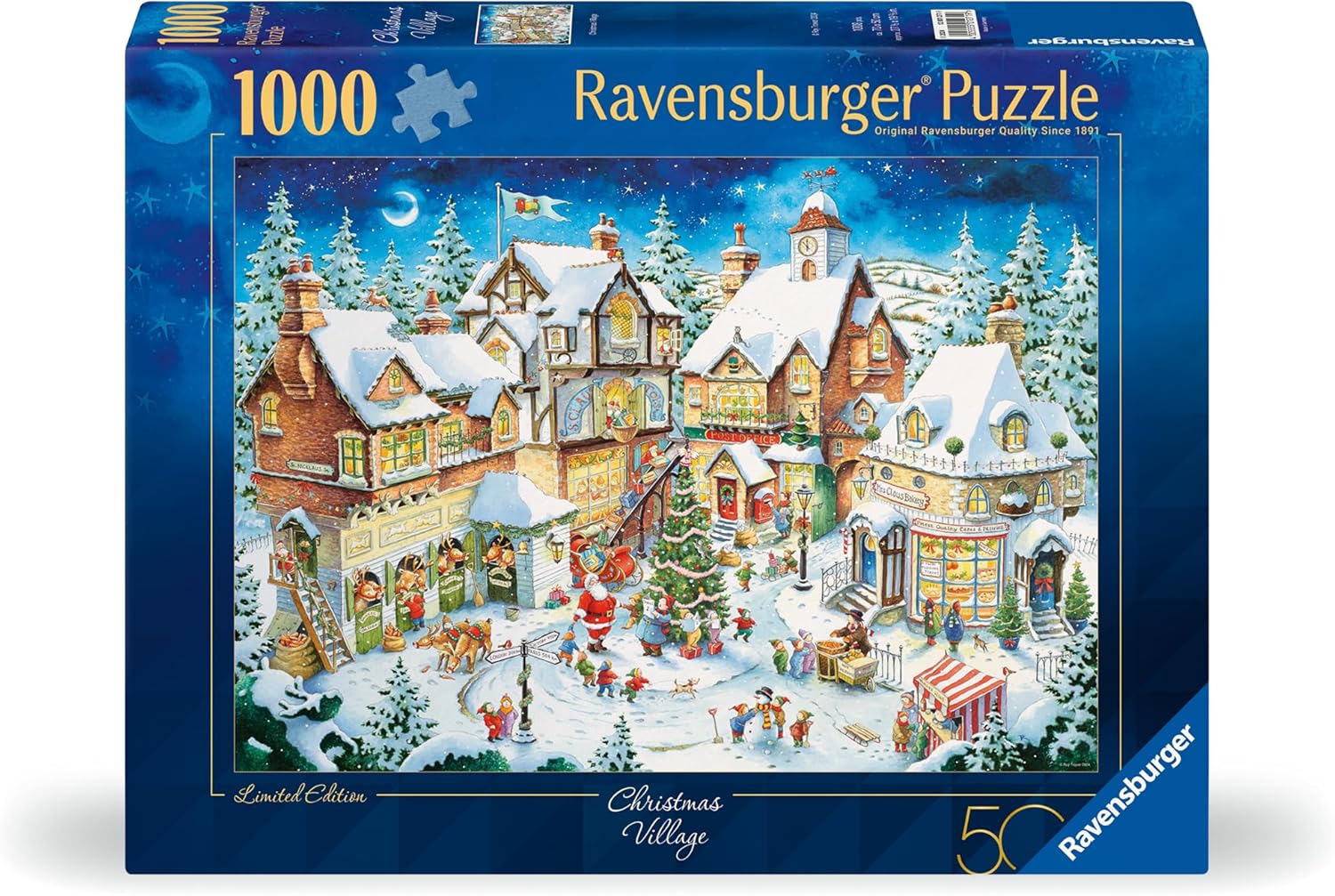 Ravensburger 1000-Piece Christmas Puzzle - 50th Anniversary Edition 5
