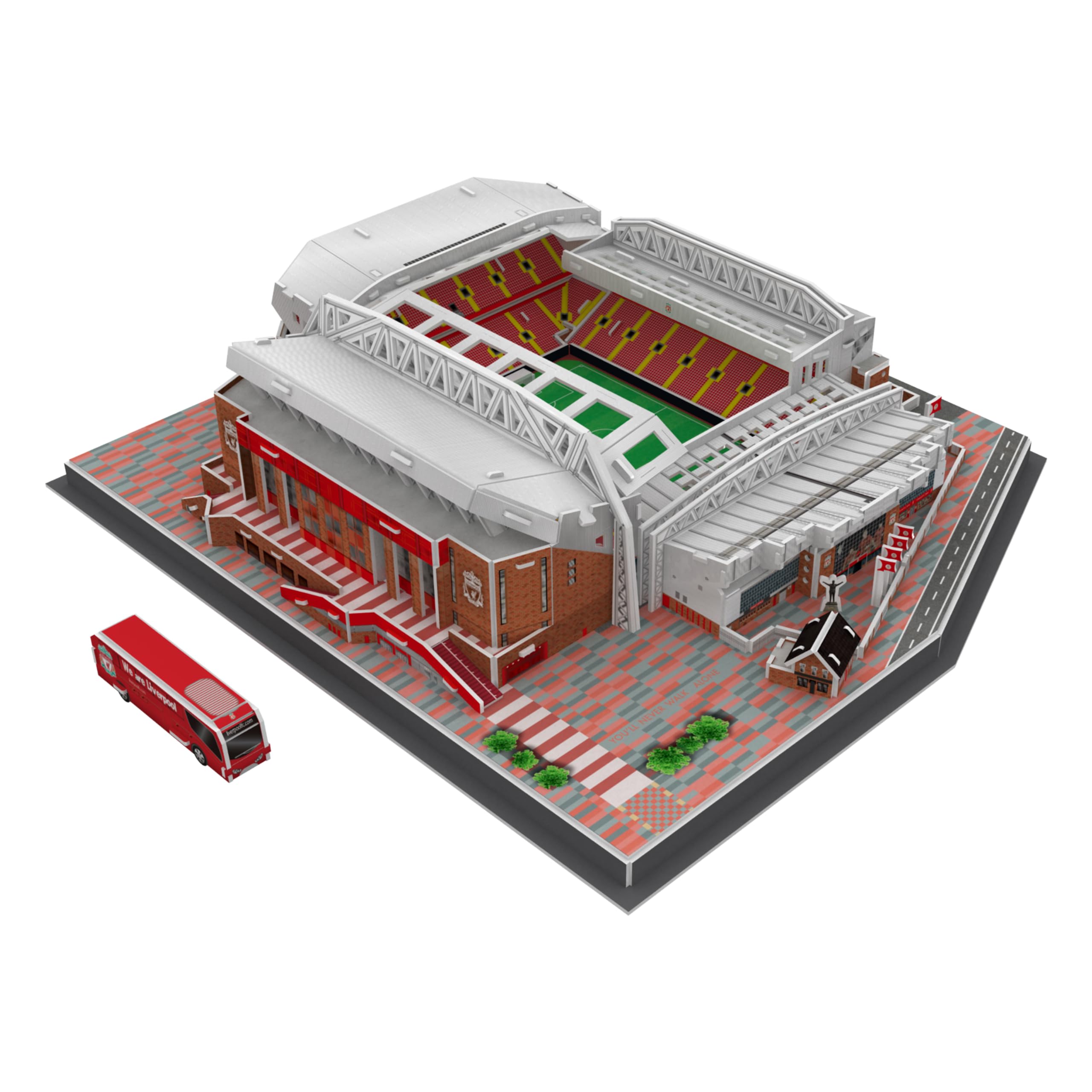 University Games Liverpool FC Anfield Stadium 3D Puzzle | 141 Pieces | Age 7+ 3
