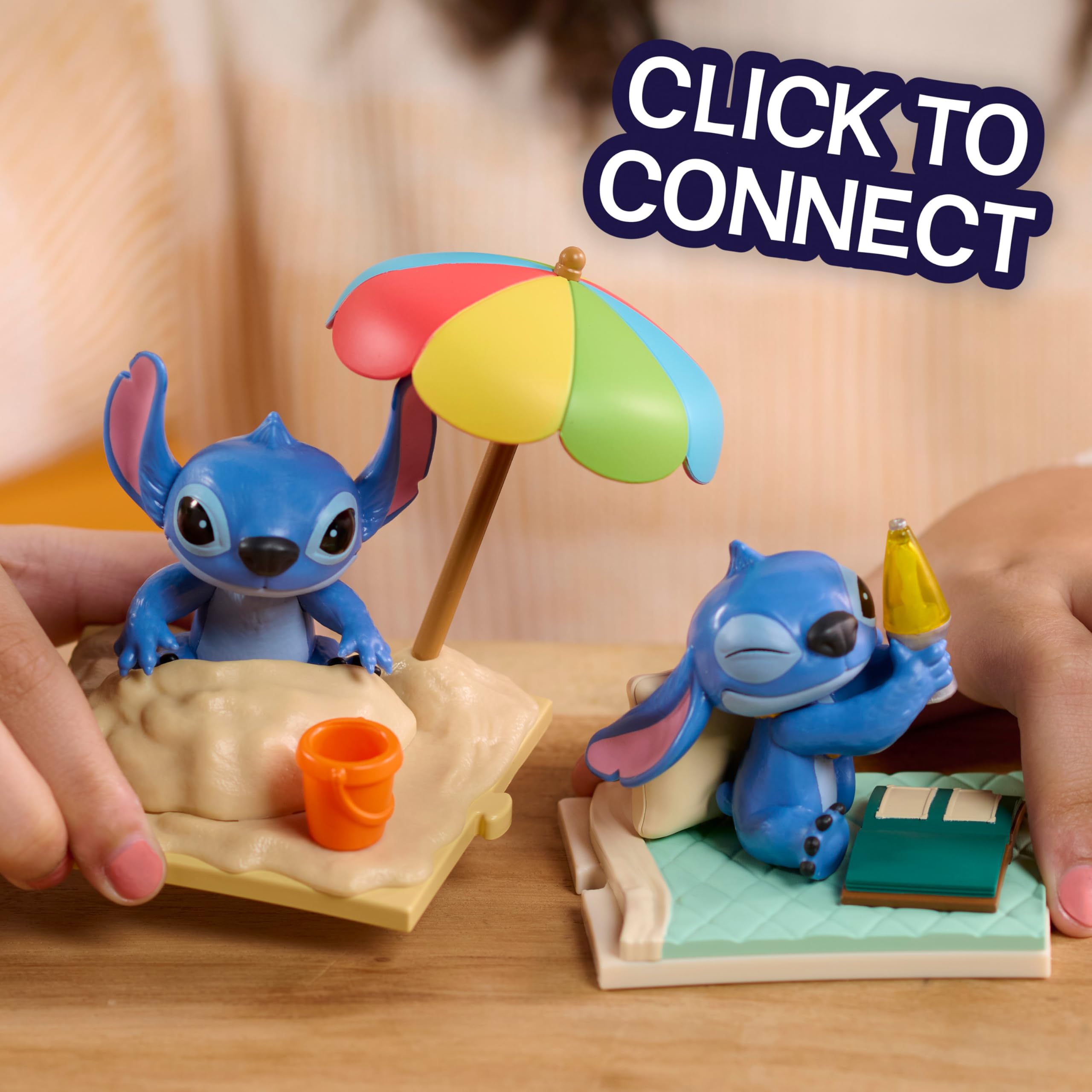 Just Play Disney Stitch Live-Action Movie Time 7.6 cm Collectible Figure - Blind Box Toy with Accessories, Ages 3+ 6