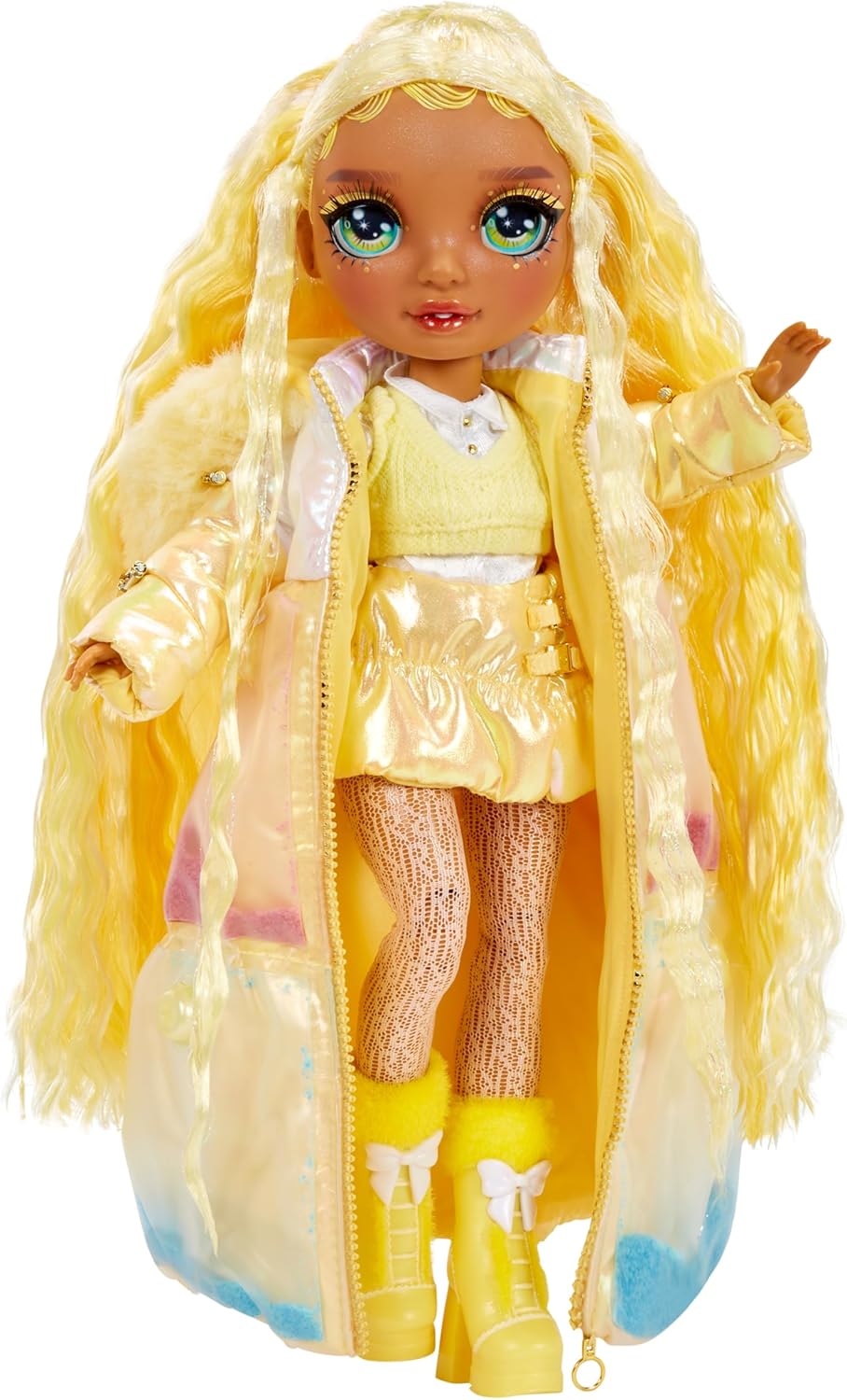 Rainbow High Winter Wonderland - Sunny (Yellow) - 28 cm Fashion Doll with Magic Snow Outfit 8