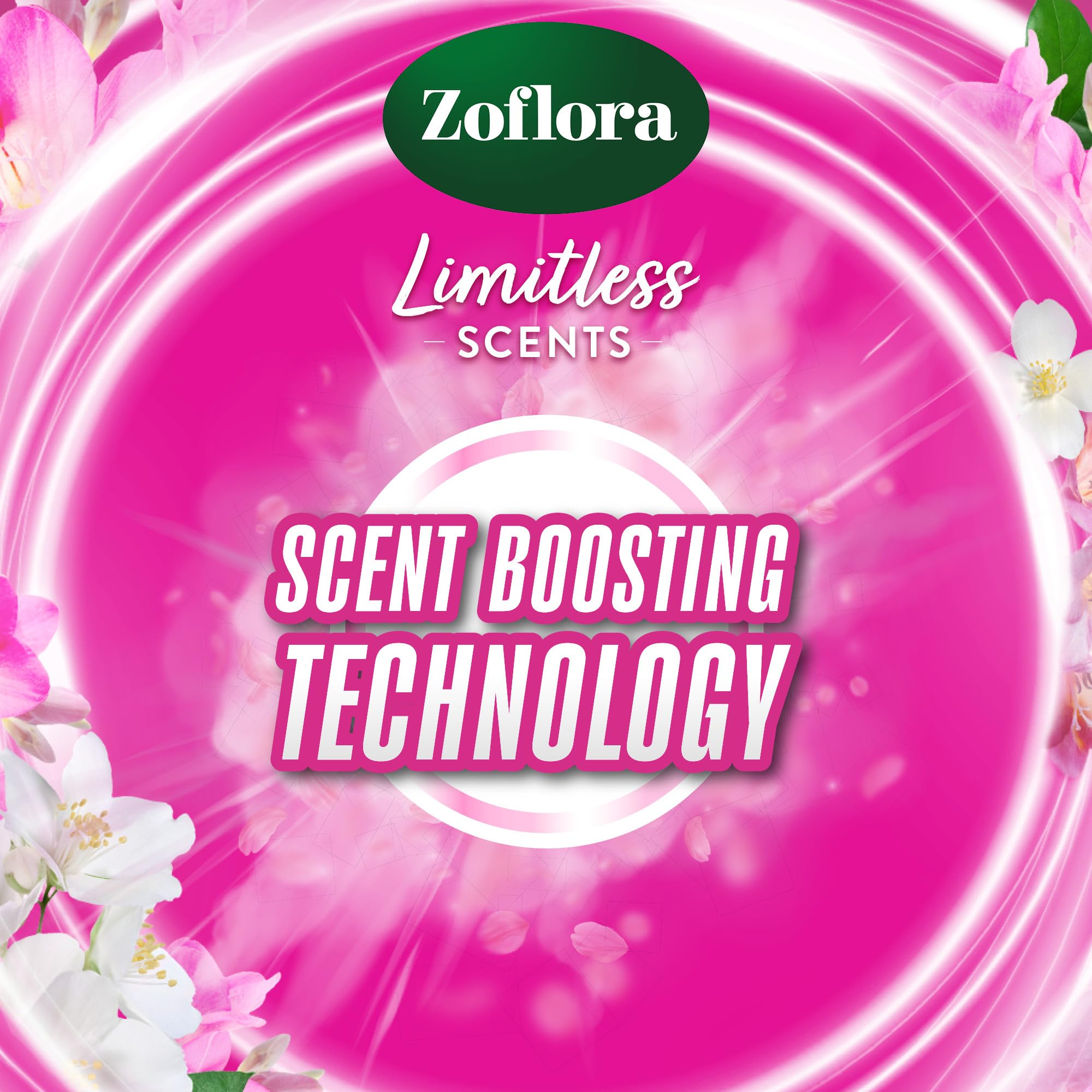 Zoflora - Freesia & Jasmine Fragrance Burst Toilet Rim Blocks, 2 x 131g 7