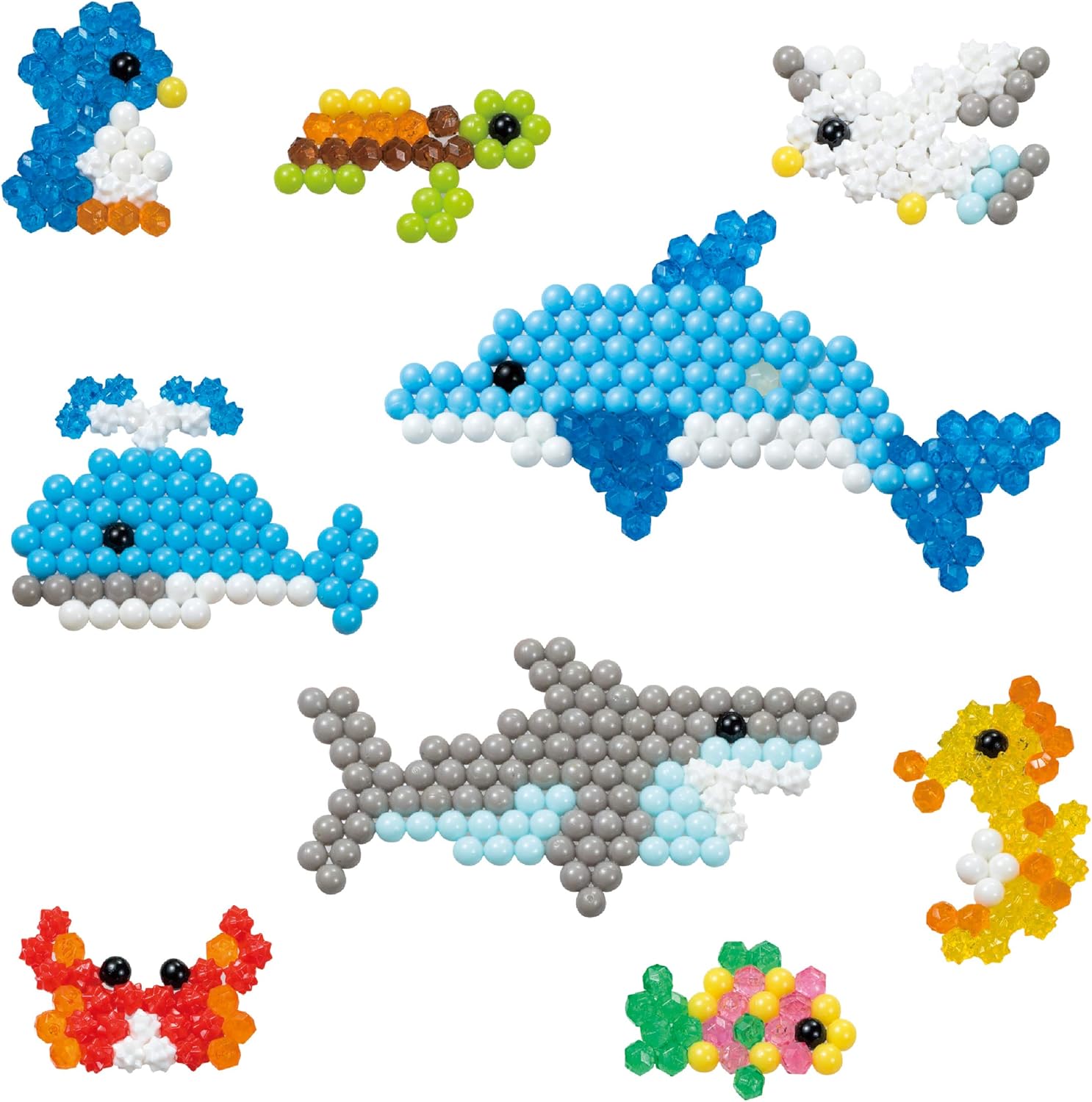 Aquabeads Ocean Life Pack - 600+ Bead Art Craft Set for Kids 4+ 5