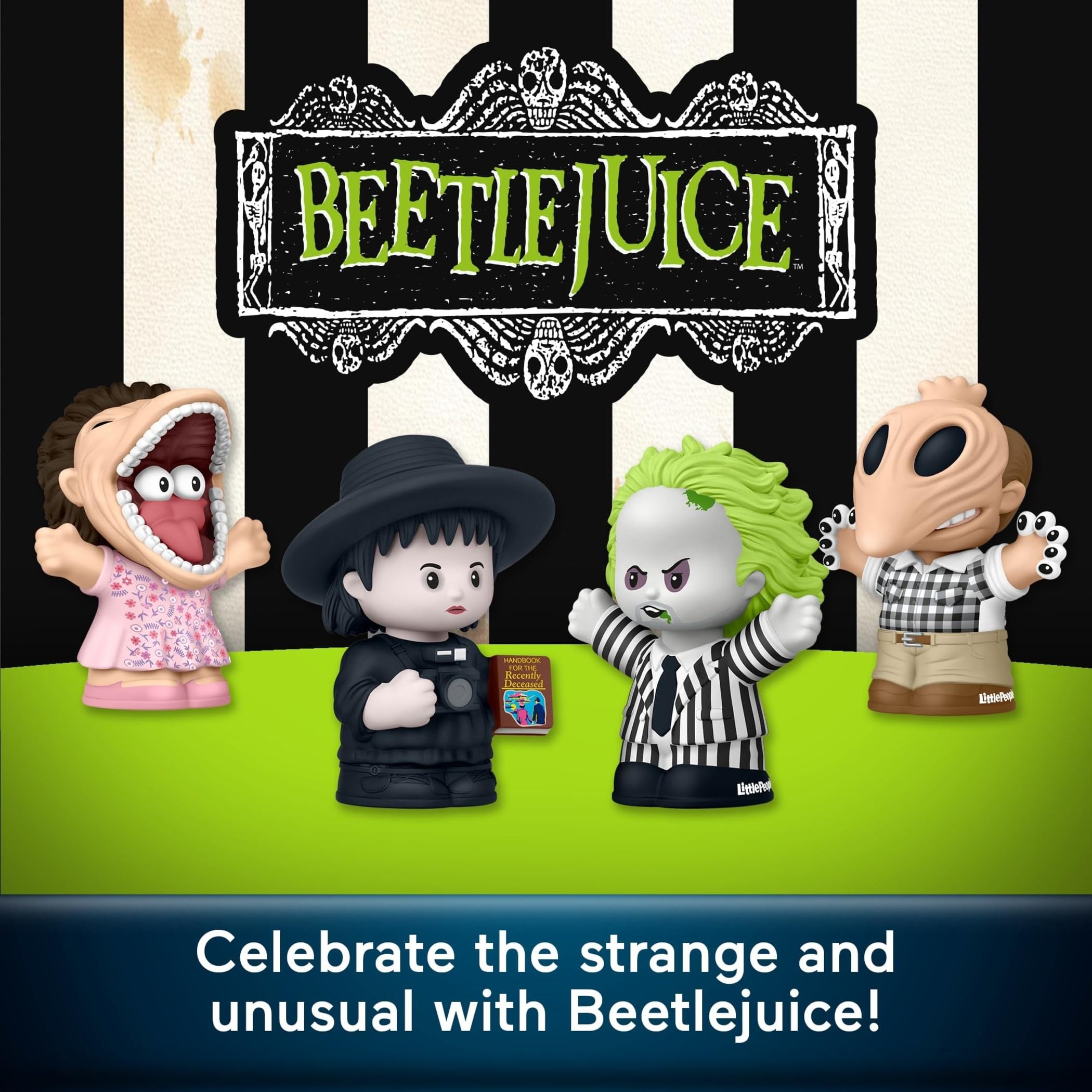 Little People Collector Beetlejuice Special Edition Set - 4-Piece Movie Collectible for Fans 7