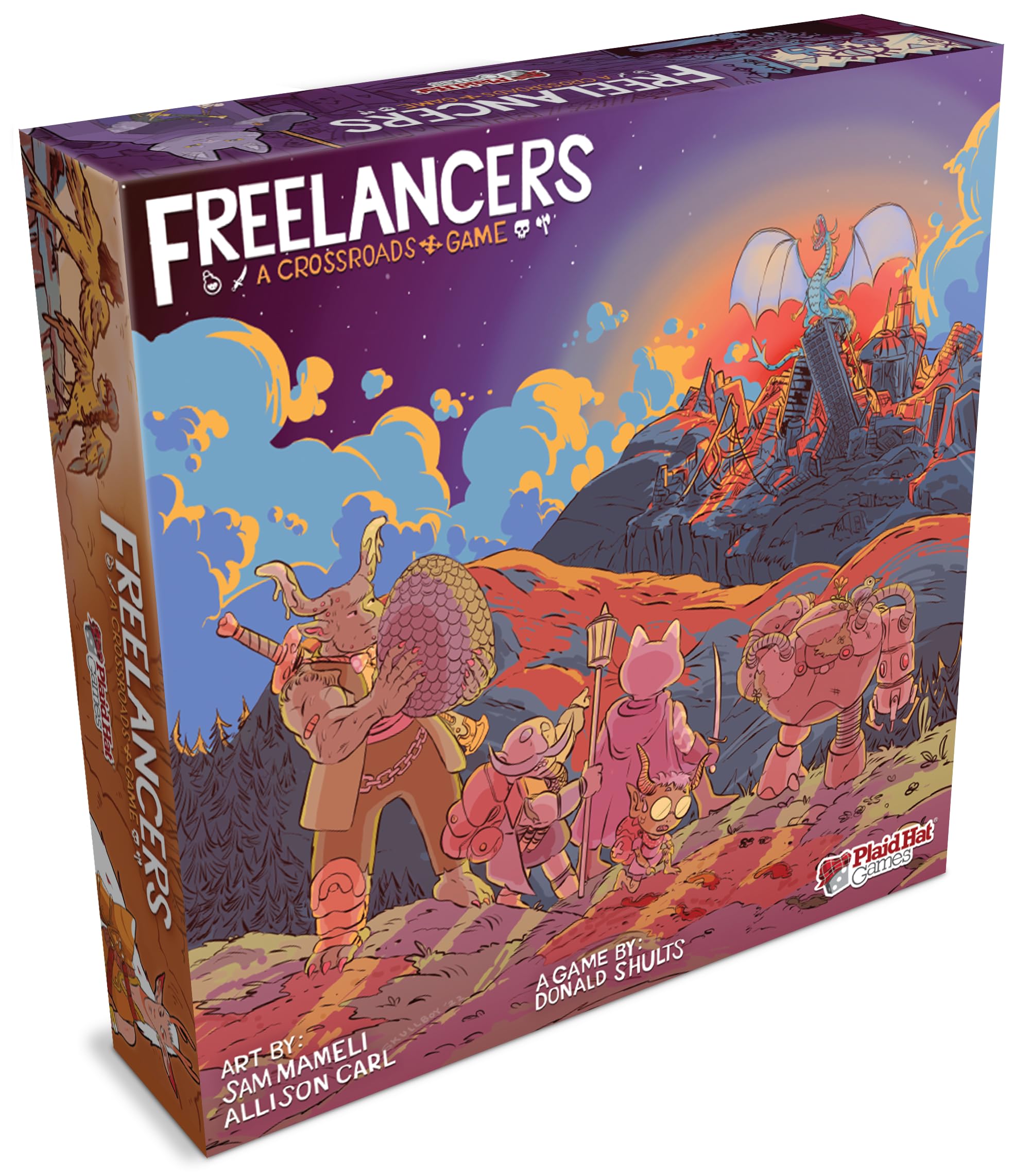Plaid Hat Games Freelancers: Crossroads Board Game