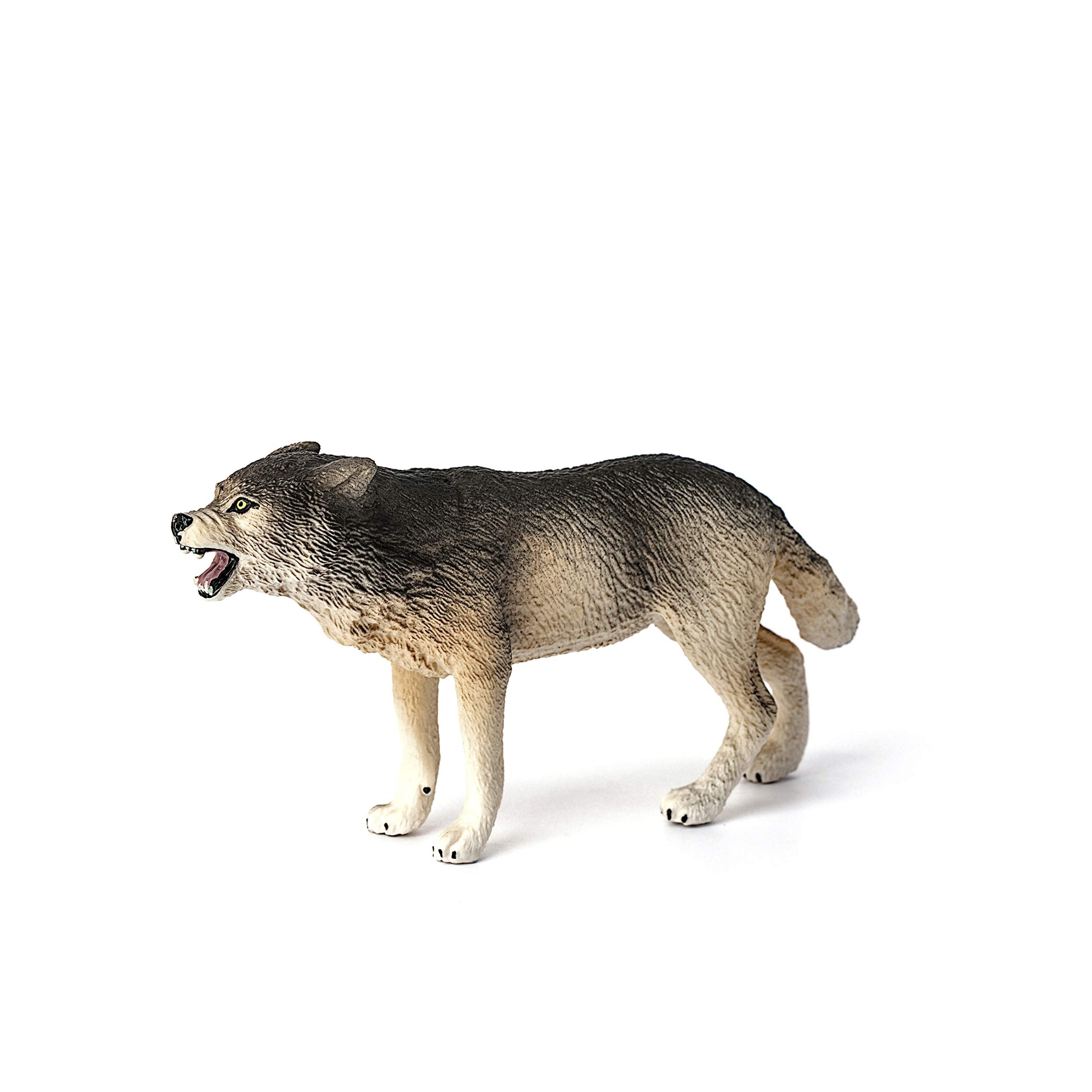 Schleich 14821 Wolf - Realistic Wildlife Action Figure for Kids 3+ 4