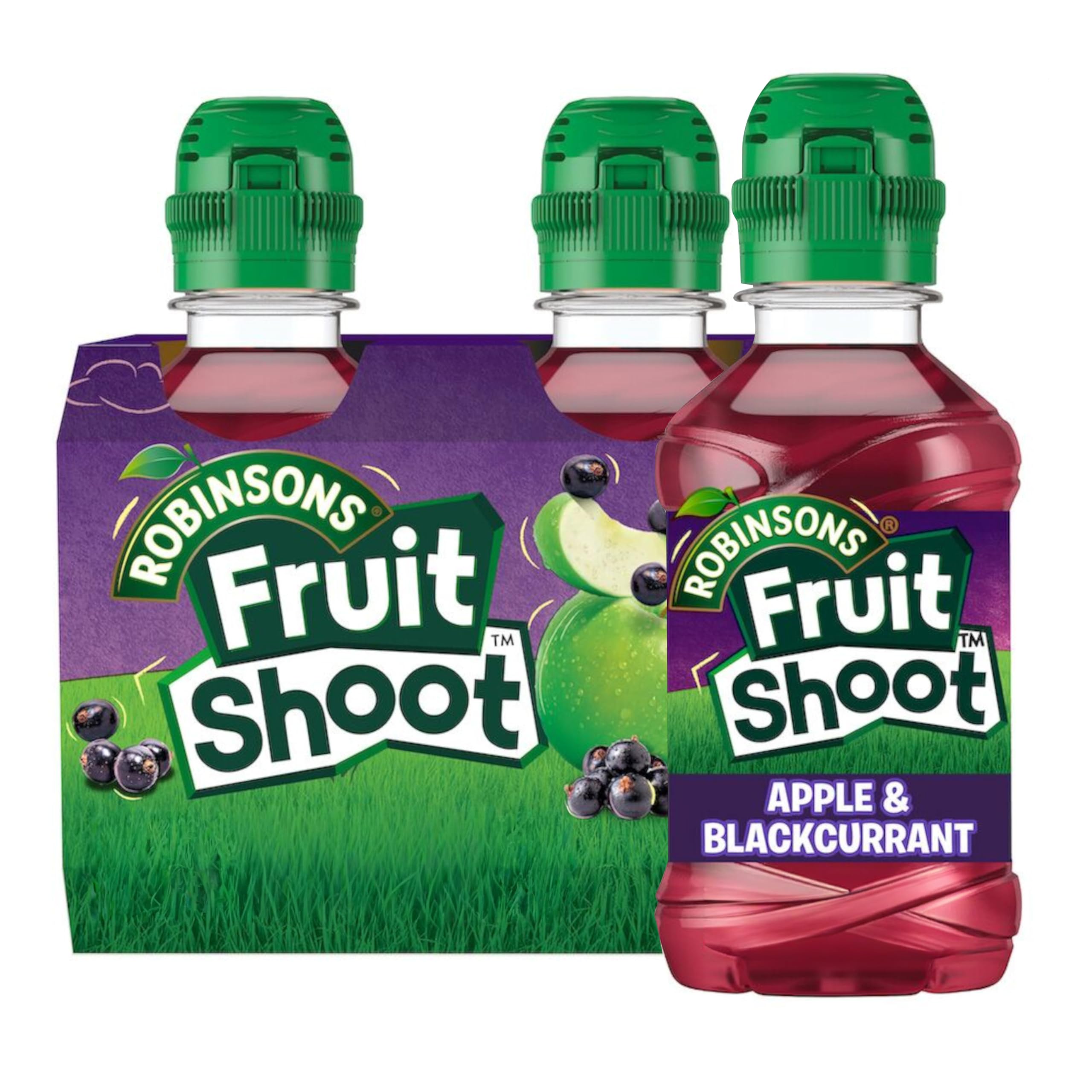 FRUIT SHOOT Apple and Blackcurrant Fruit Juice - No Added Sugar | Vitamins | 8 x 200ml Bottles 1