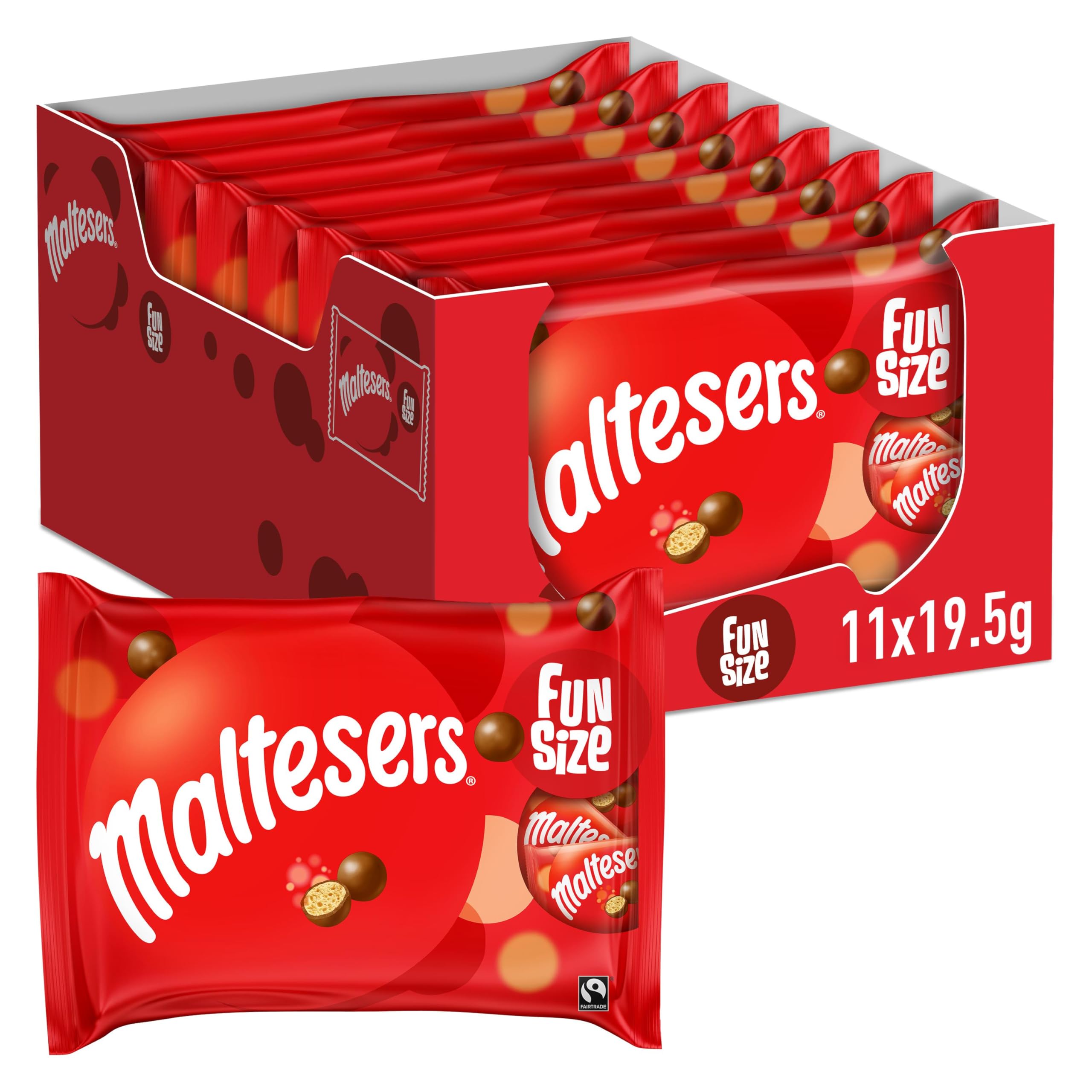 Maltesers Fun Size Milk Chocolate Multipack - 11 x 19.5g