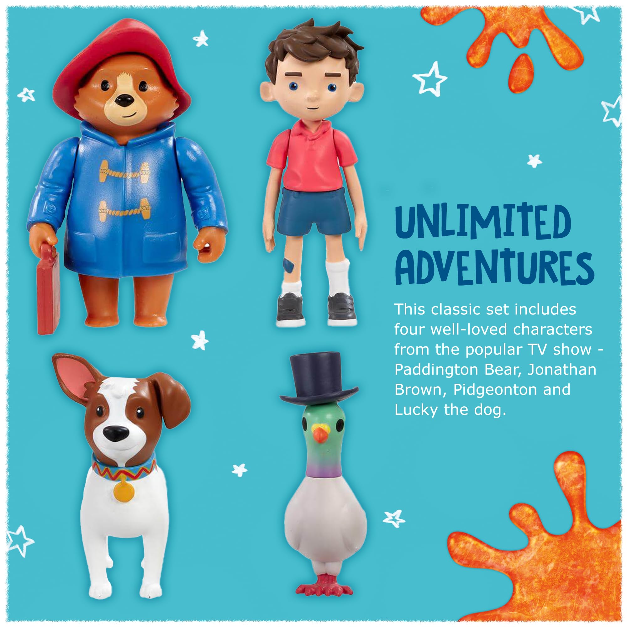 Rainbow Designs The Adventures of Paddington - Paddington Bear & Friends Multi Figure Pack 5