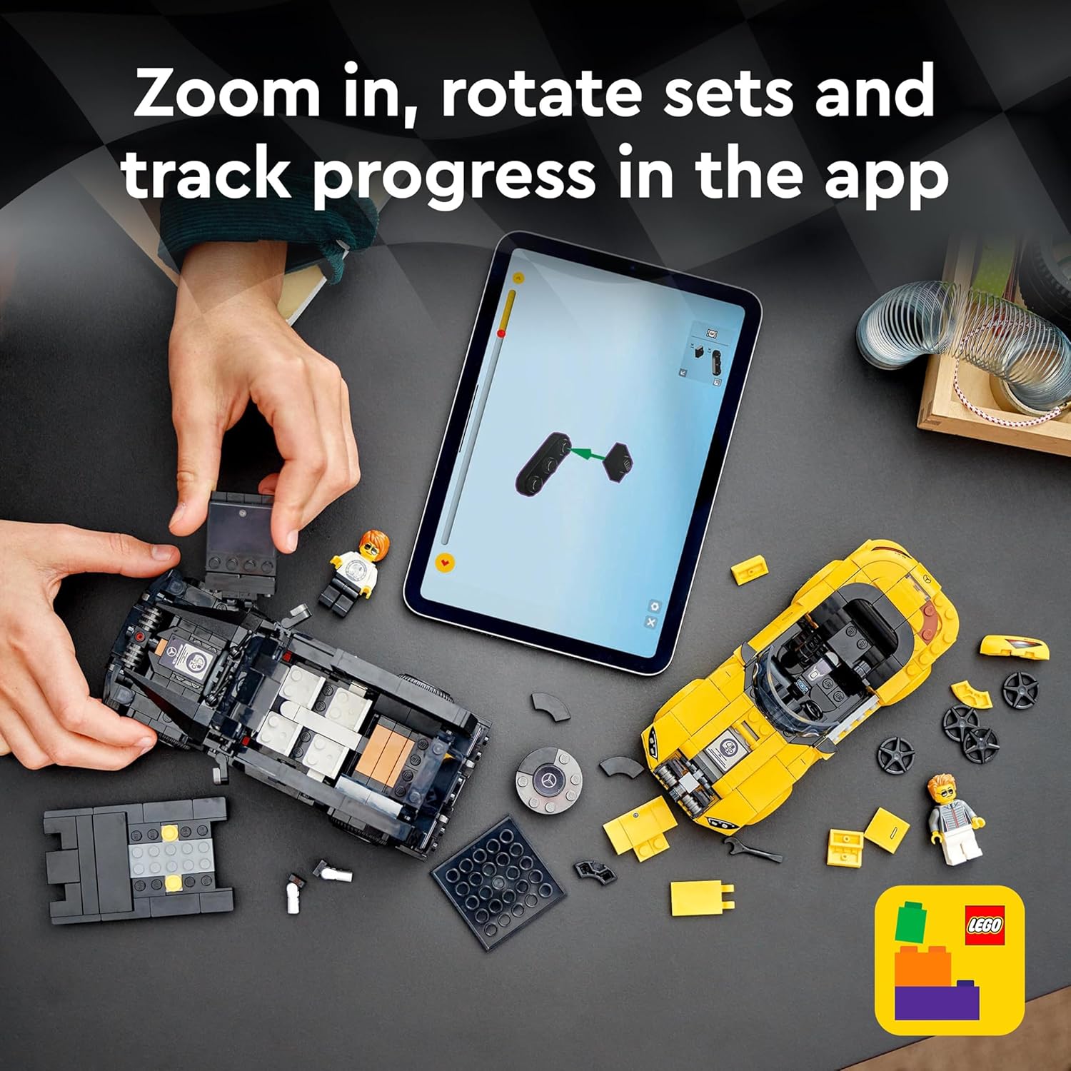 LEGO Speed Champions Mercedes-AMG G 63 & SL 63 76924 - Buildable Car Playset for Ages 10+ 6