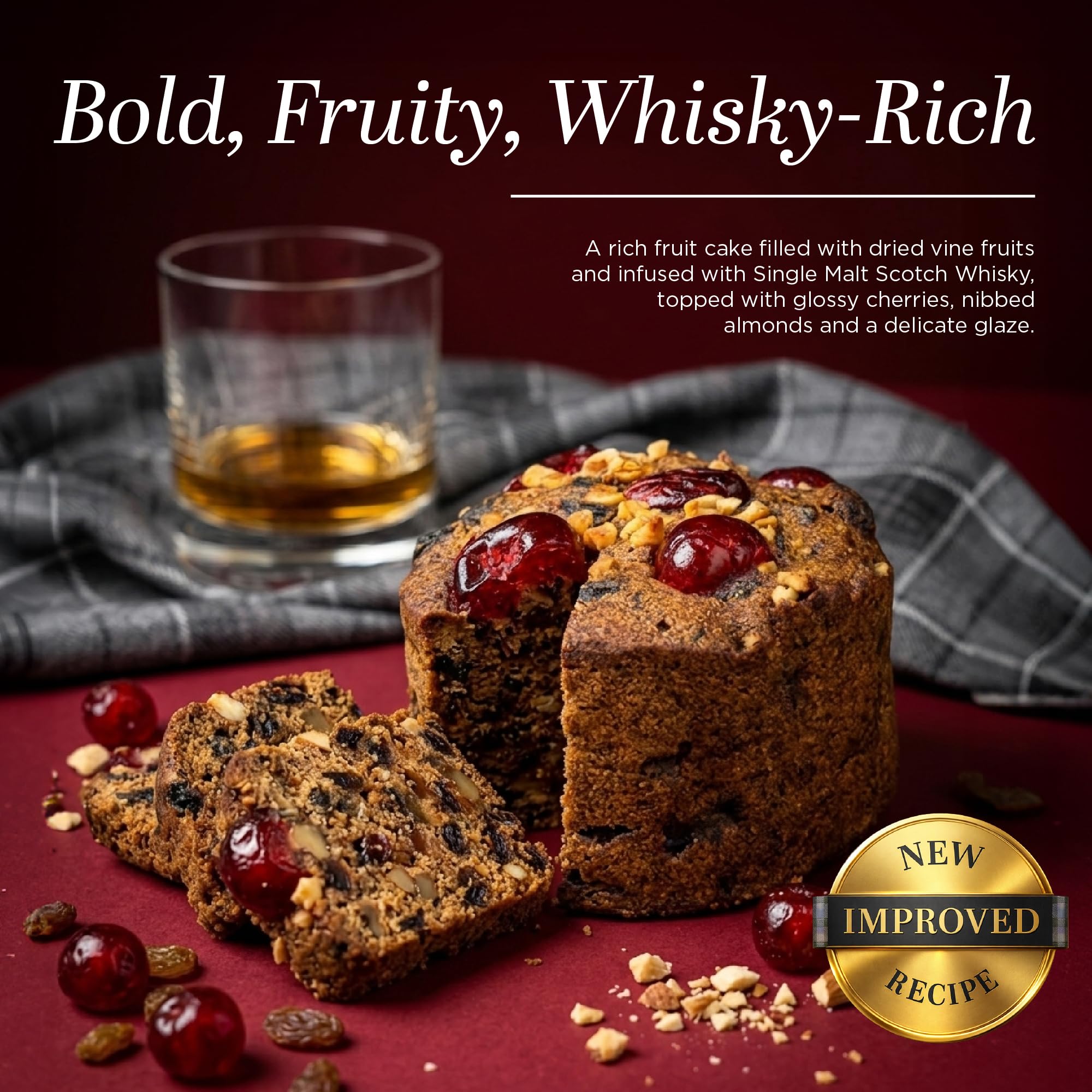 Brodies Single Malt Whisky Cake - 315g 3