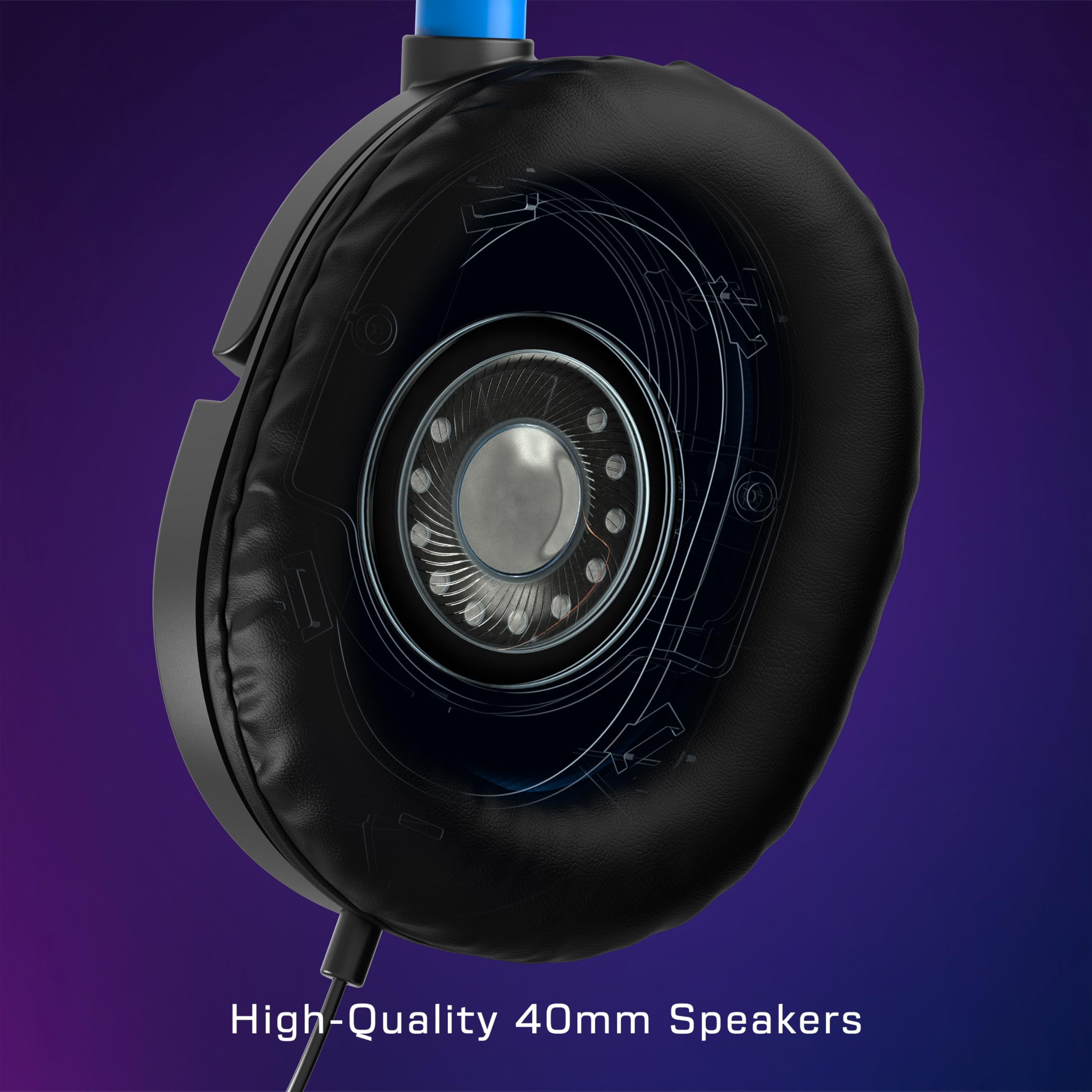 Turtle Beach Recon 50P Gaming-Headset für PS5, PS4, Xbox, Switch und PC 16