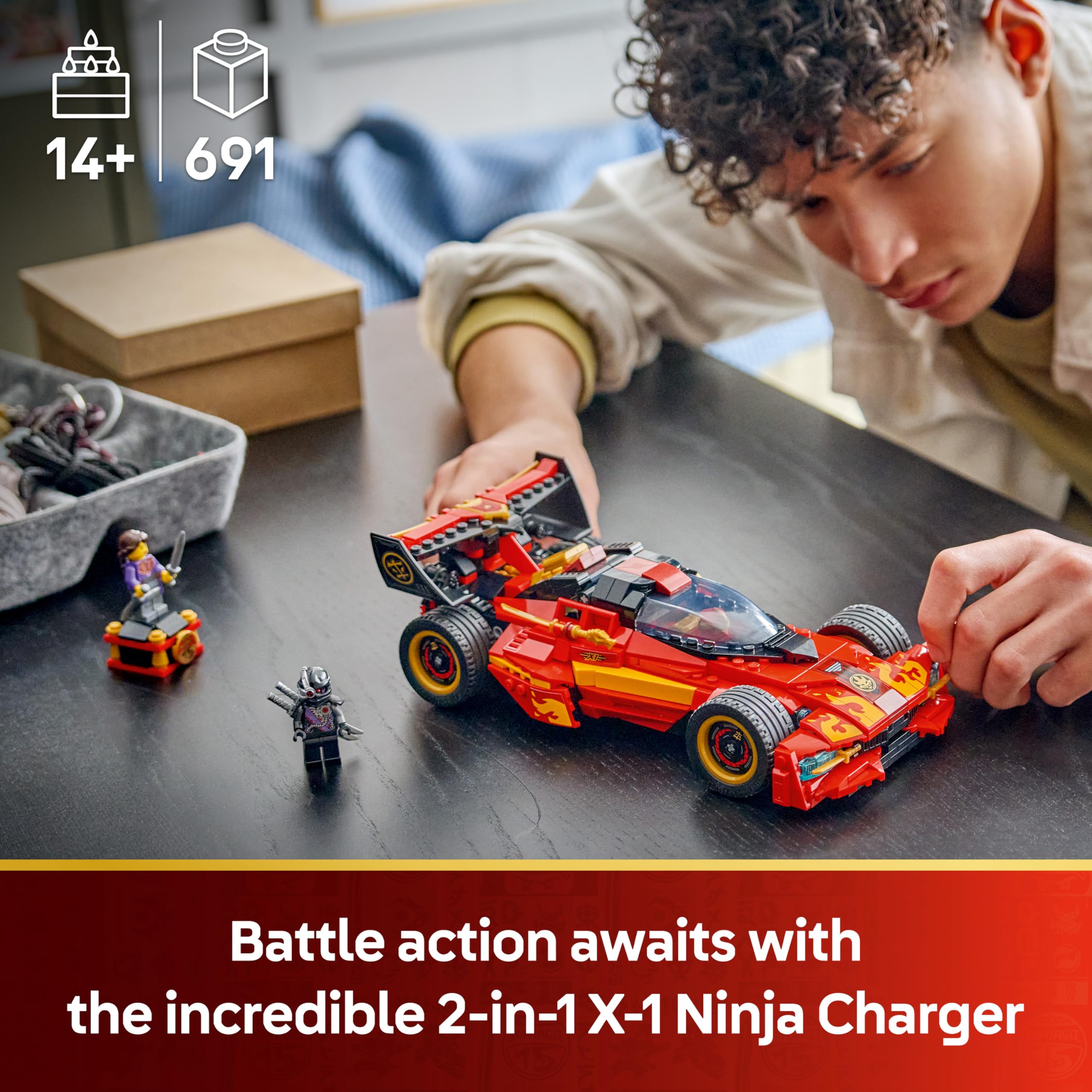 LEGO NINJAGO X-1 Ninja Charger 15th Anniversary Building Set - 14+ Age Range, Multicolor