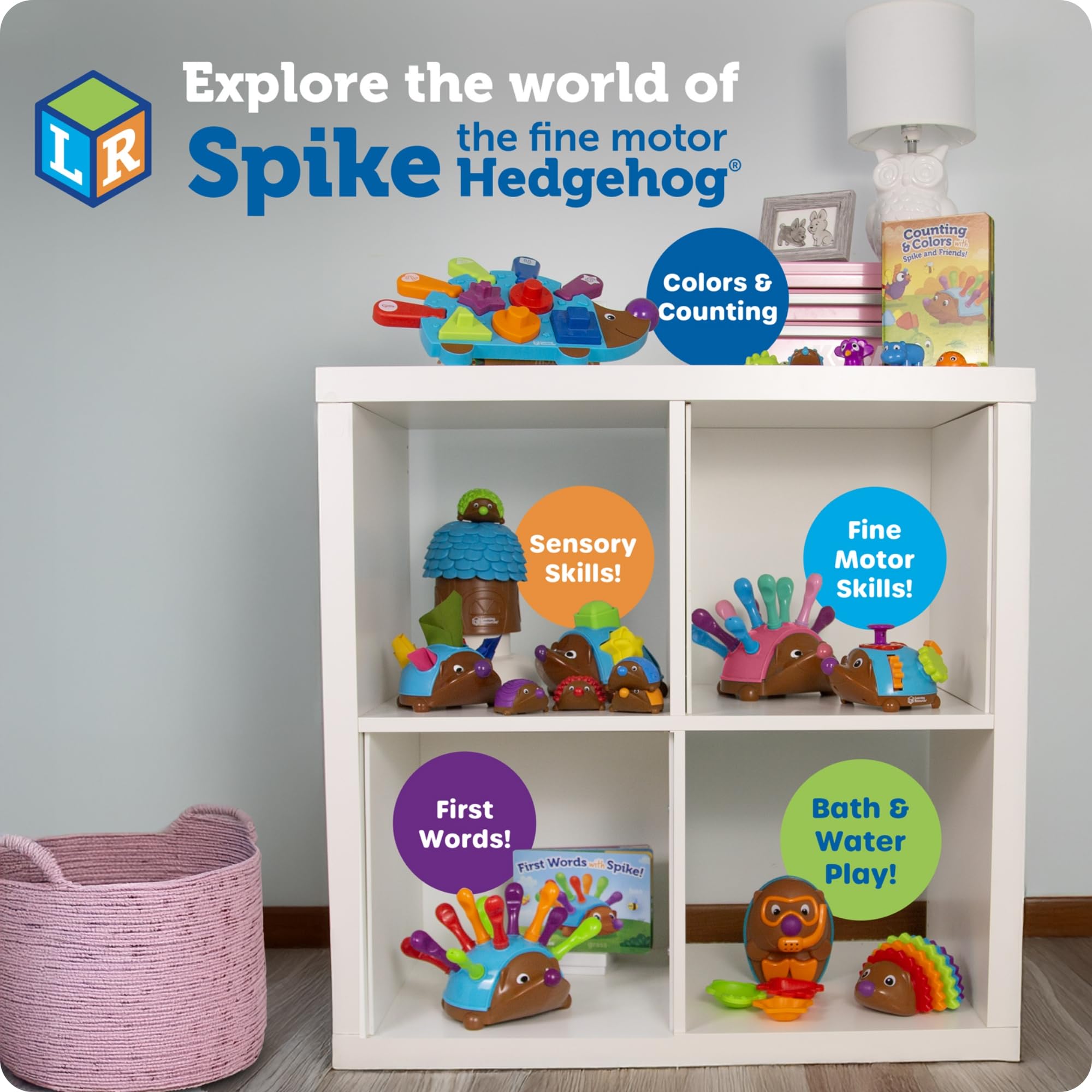 Learning Resources Spike the Fine Motor Hedgehog - Educational Peg Play Toy for Toddlers 18m+ 14