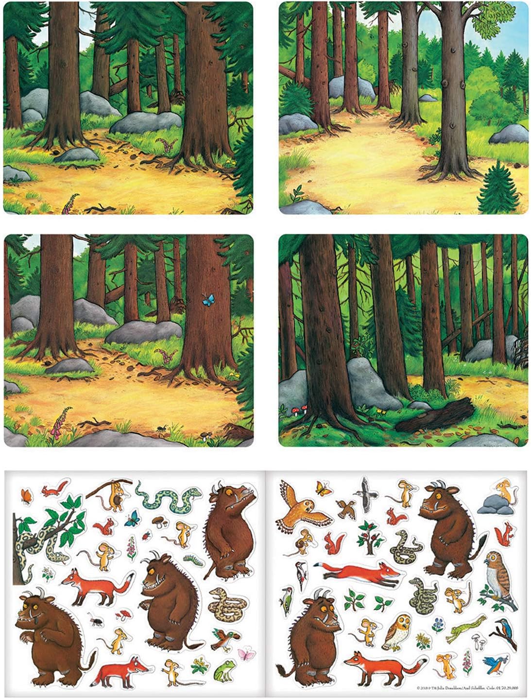 Paper Projects The Gruffalo Super Sticker Pack - Foil & Mega Sticker Bundle 5