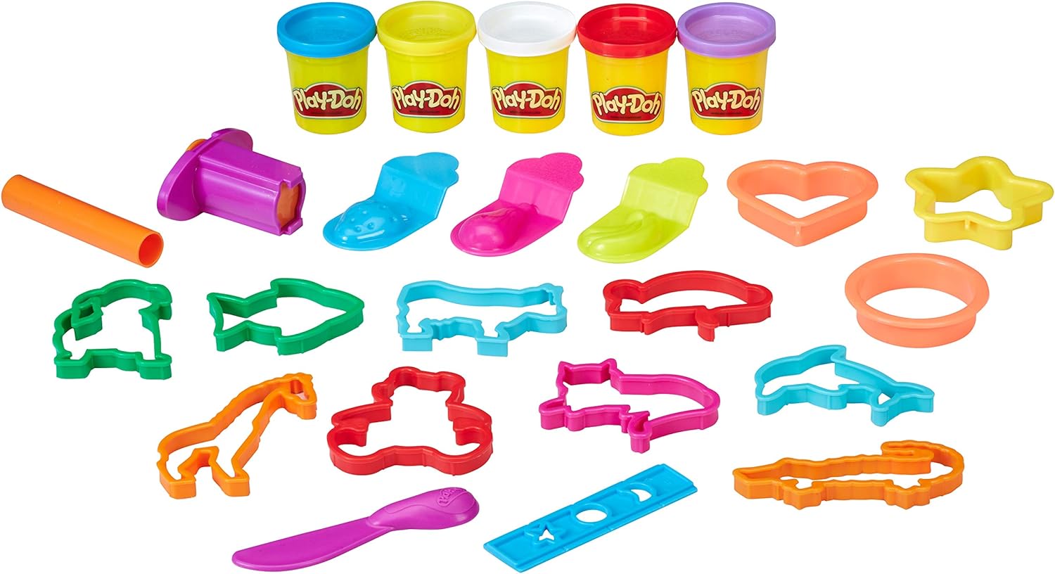 Hasbro Play-Doh Fun Tub - 5 Colors & 20 Tools for Creative Play 8
