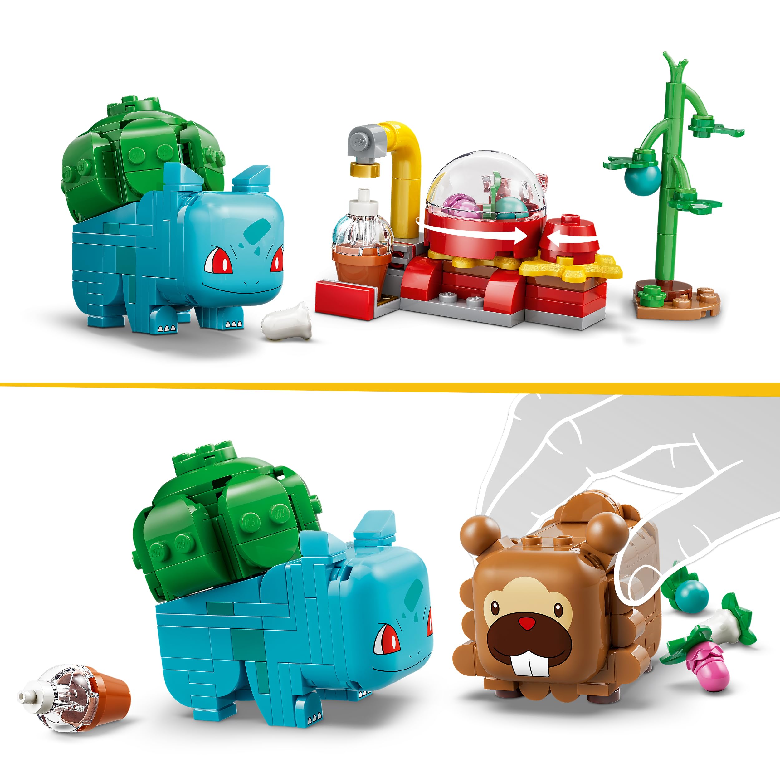 LEGO Pokémon SMART Play: Berry Bash with Bulbasaur and Bidoof Building Set | Ages 7+ 3