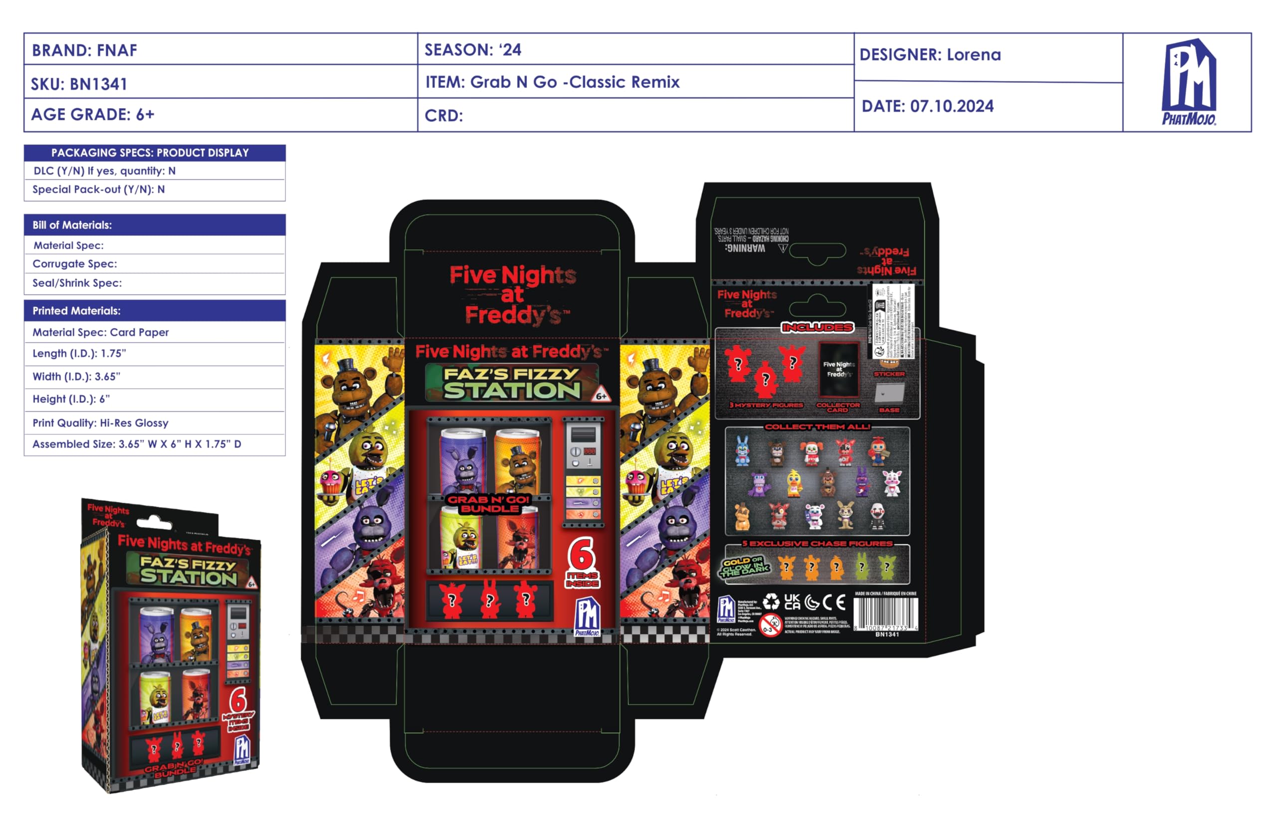 Five Nights at Freddy's – Classic Remix Grab N’ Go Bundle 7