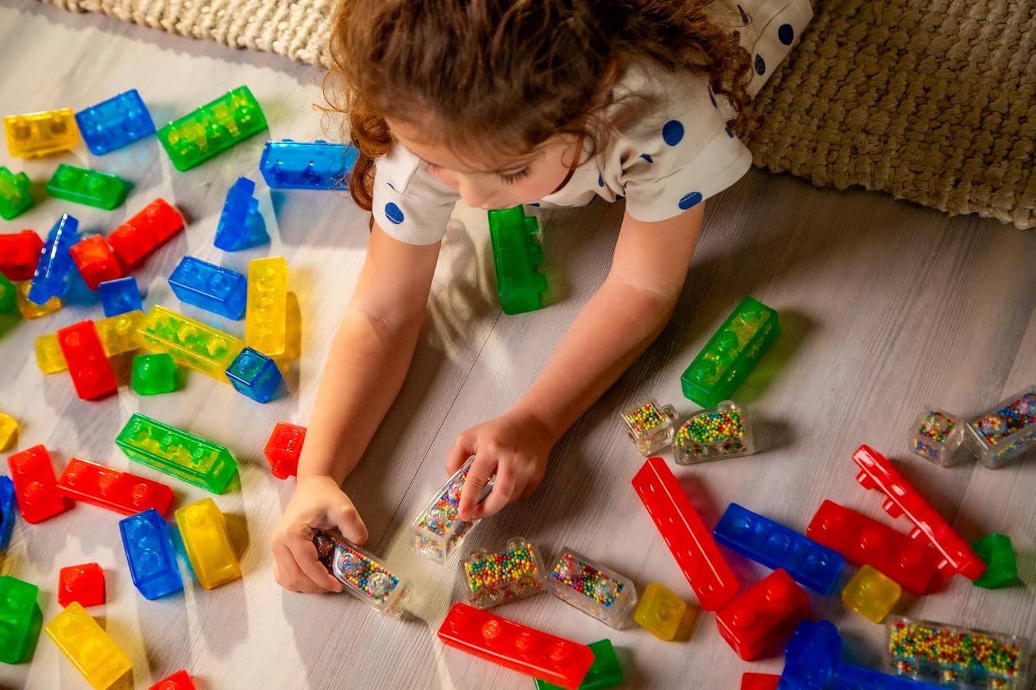 Jelly Blox Creative Kit - Squishy Building Blocks for Toddlers 2+ 6