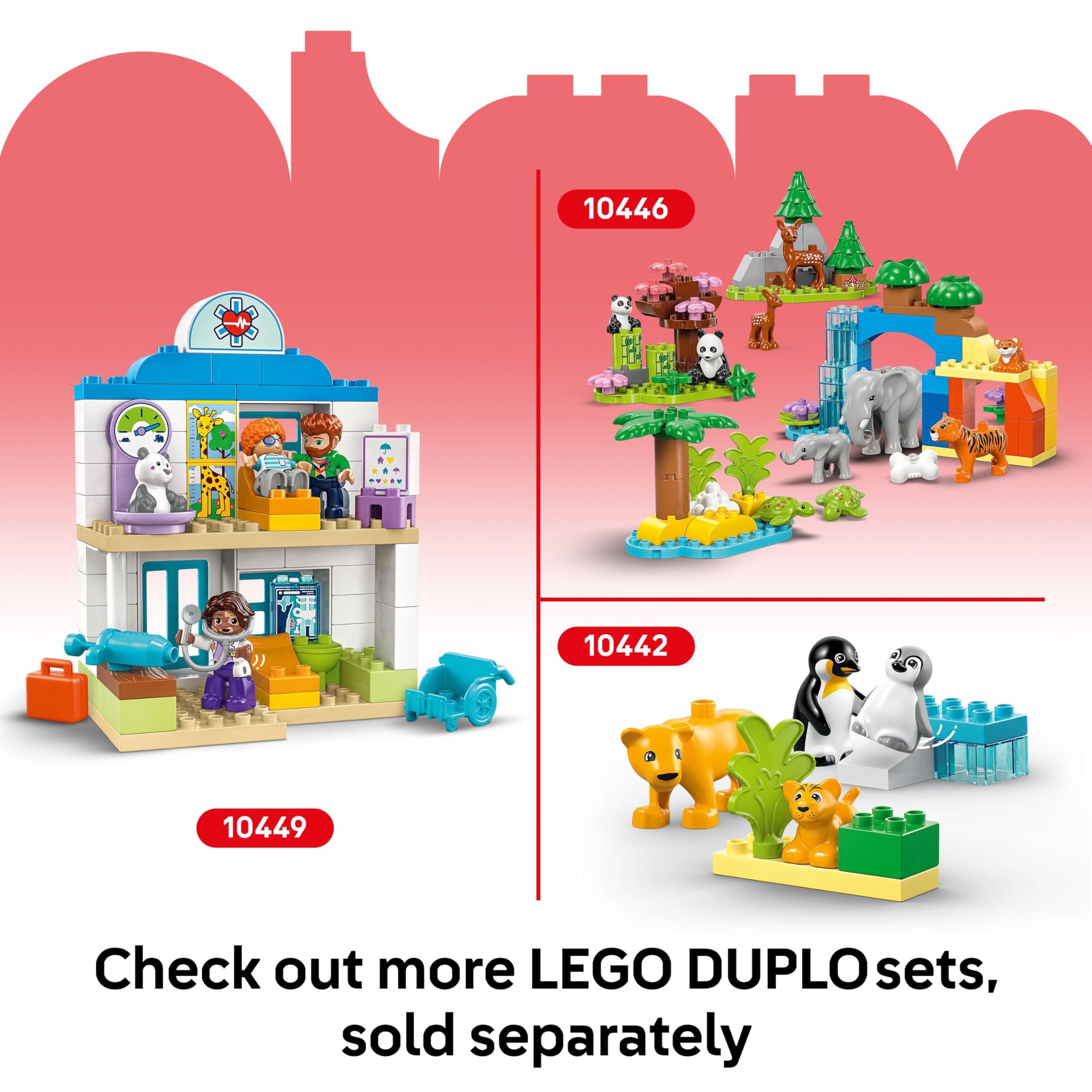 LEGO DUPLO Town F1 Team Race Cars & Drivers Building Toy - 2+ Year Olds 14